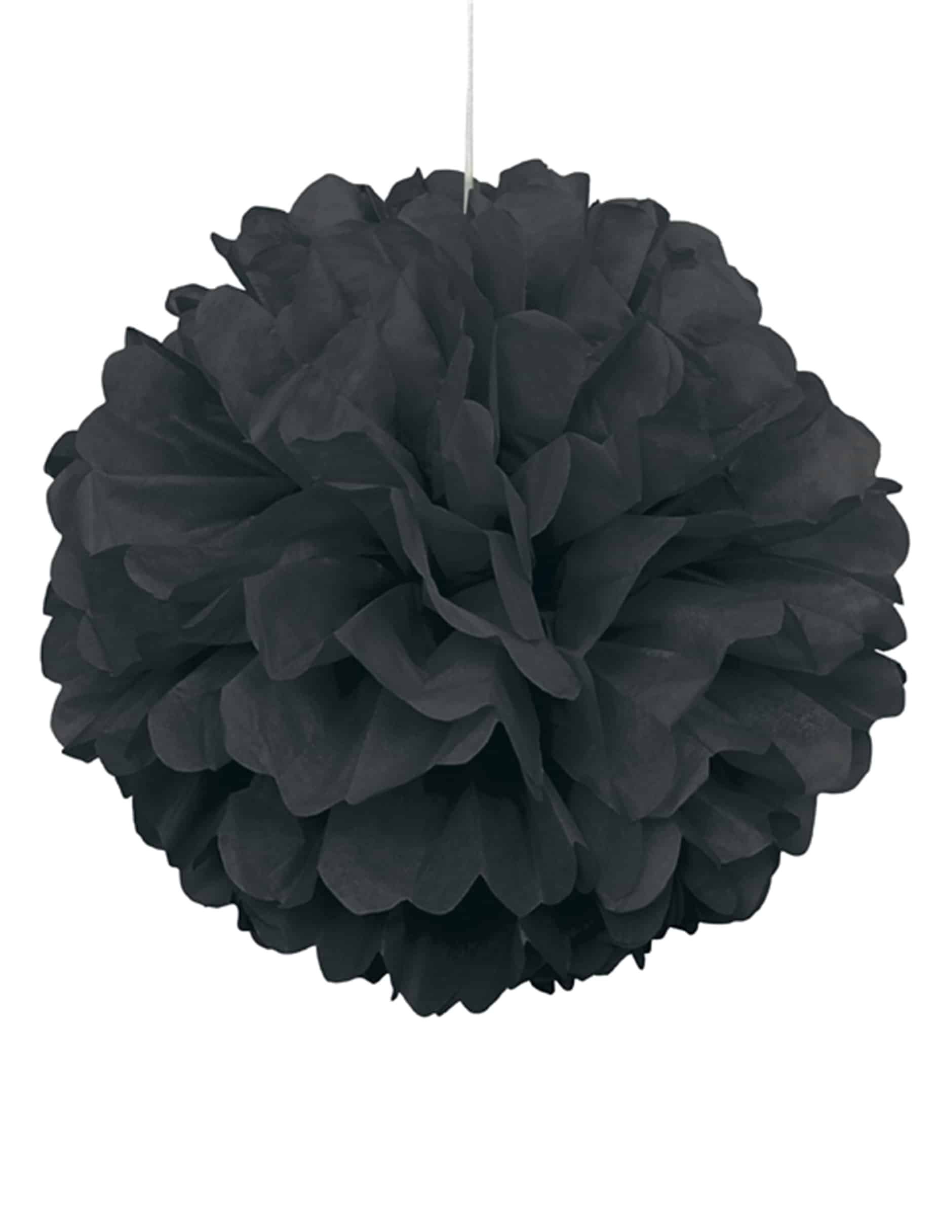 Schwarze Dekokugel 40 cm