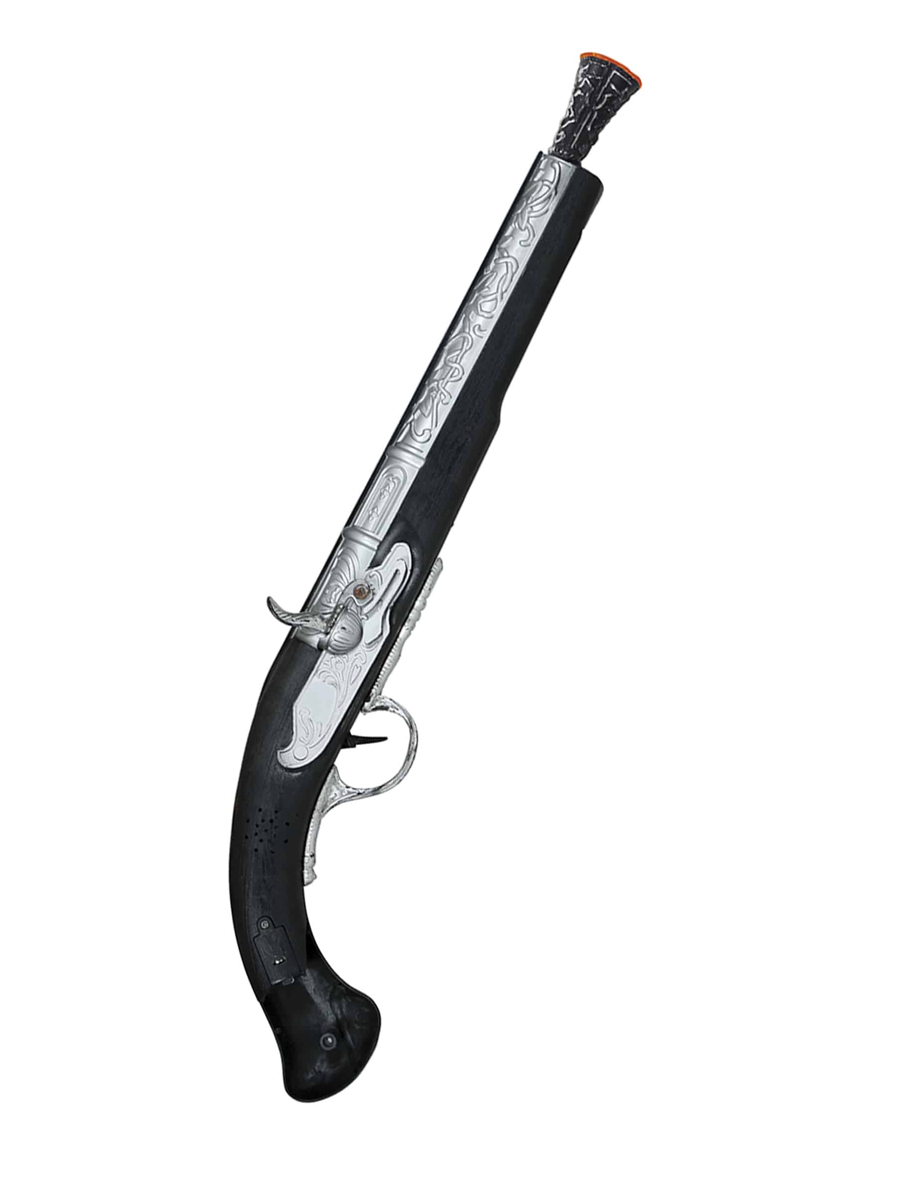 Schwarze Piratenpistole 60 cm