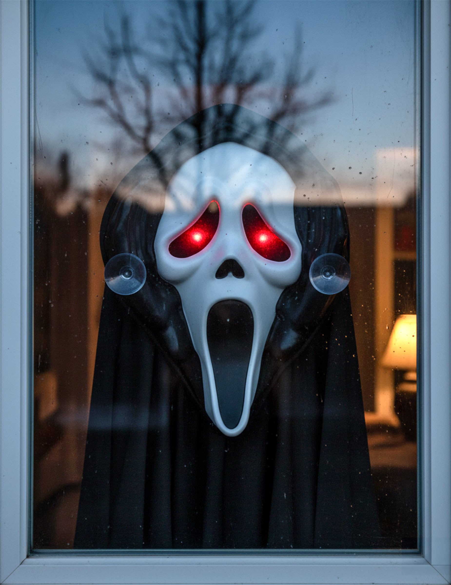 Scream Leuchtende Fensterdekoration Ghost Face