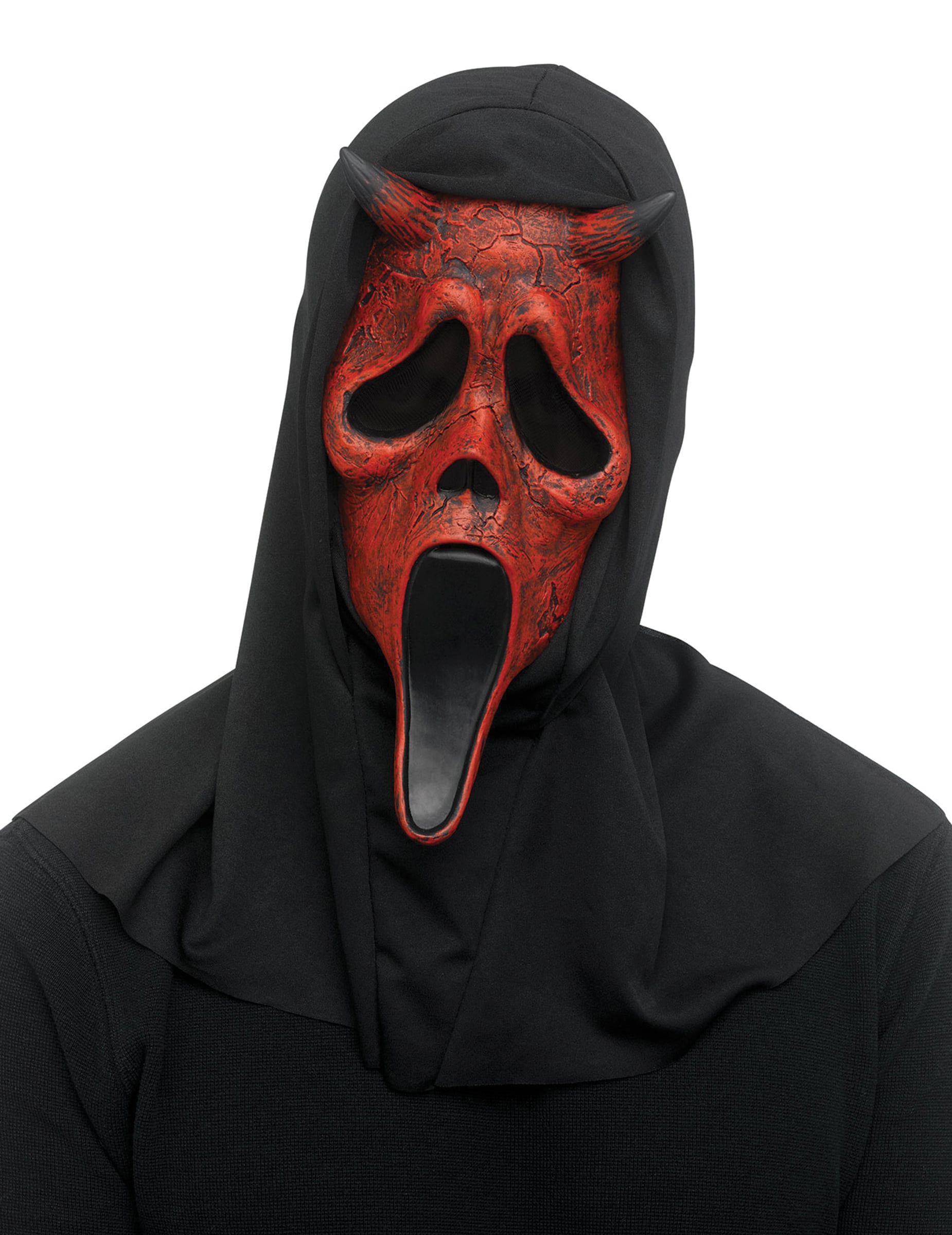 Scream Rote Teufelmaske für Erwachsene