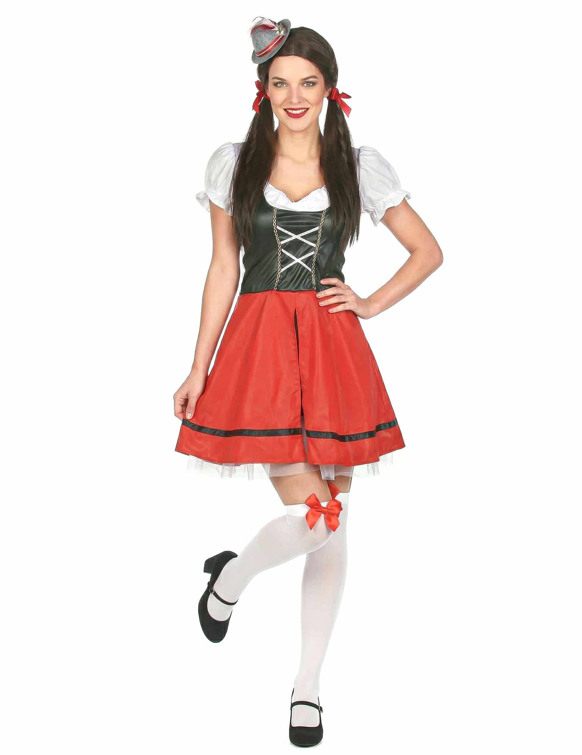 Sexy Bayerin Kostüm Dirndl für Damen
