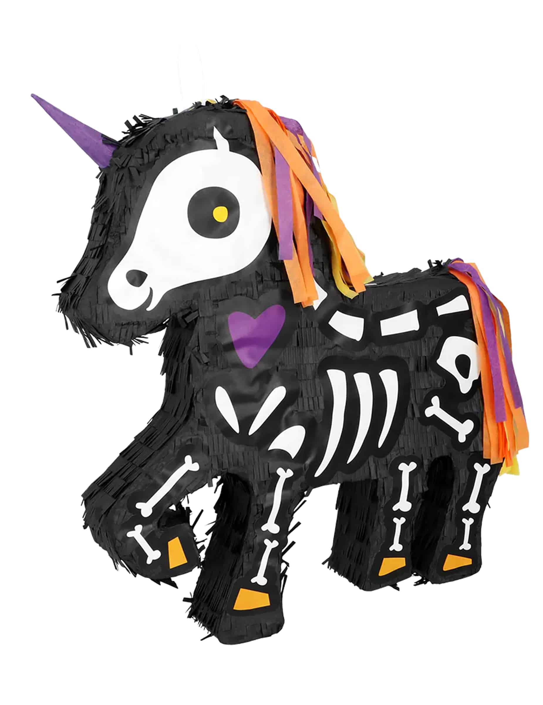 Skelett-Einhorn Pinata 47 x 40 cm