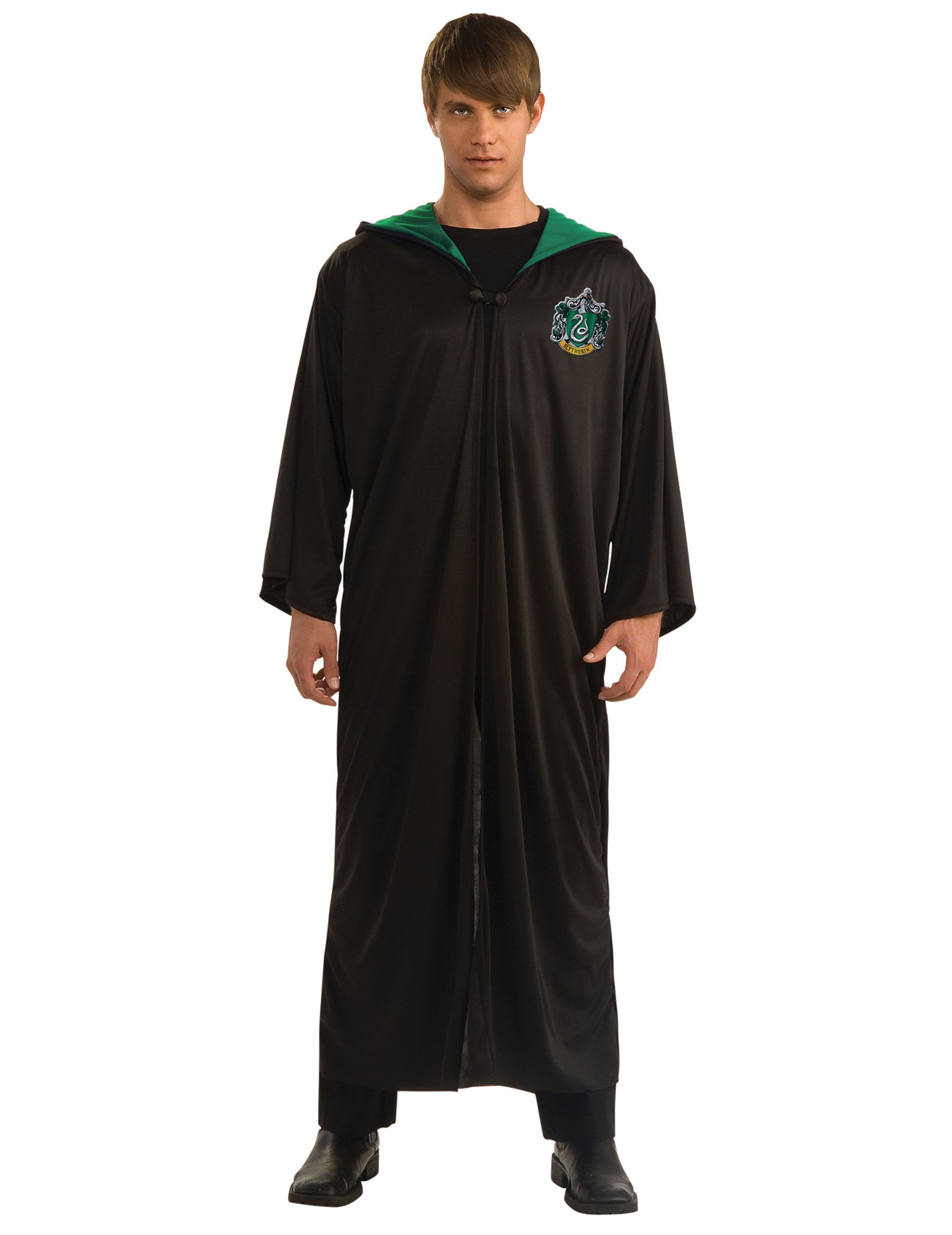 Slytherin-Kostümumhang Harry Potter Halloweenkostüm schwarz-grün
