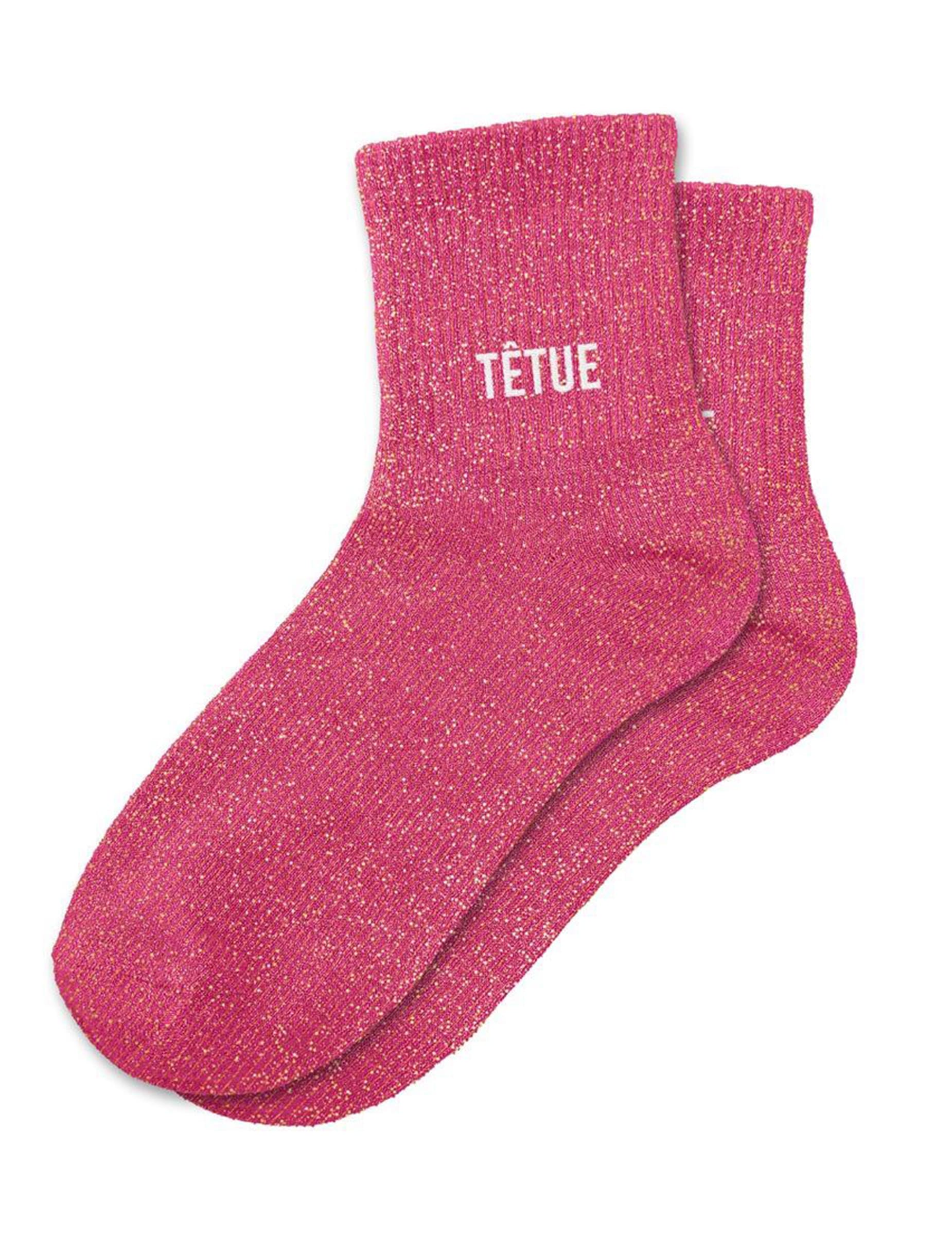 Socken Dickkopf Glitzer – Glitzersocken für Damen