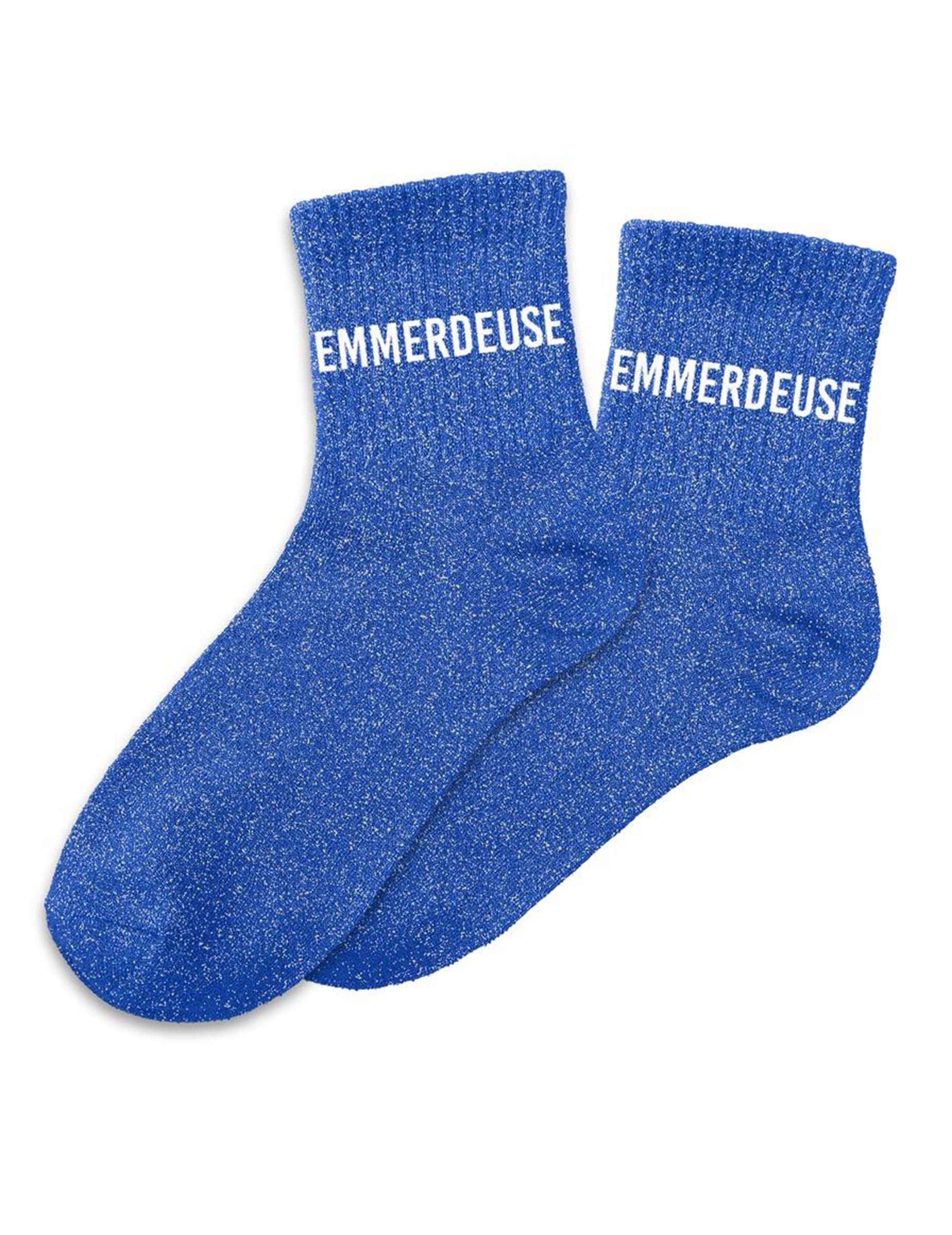 Socken Nervensäge Glitzer Damen