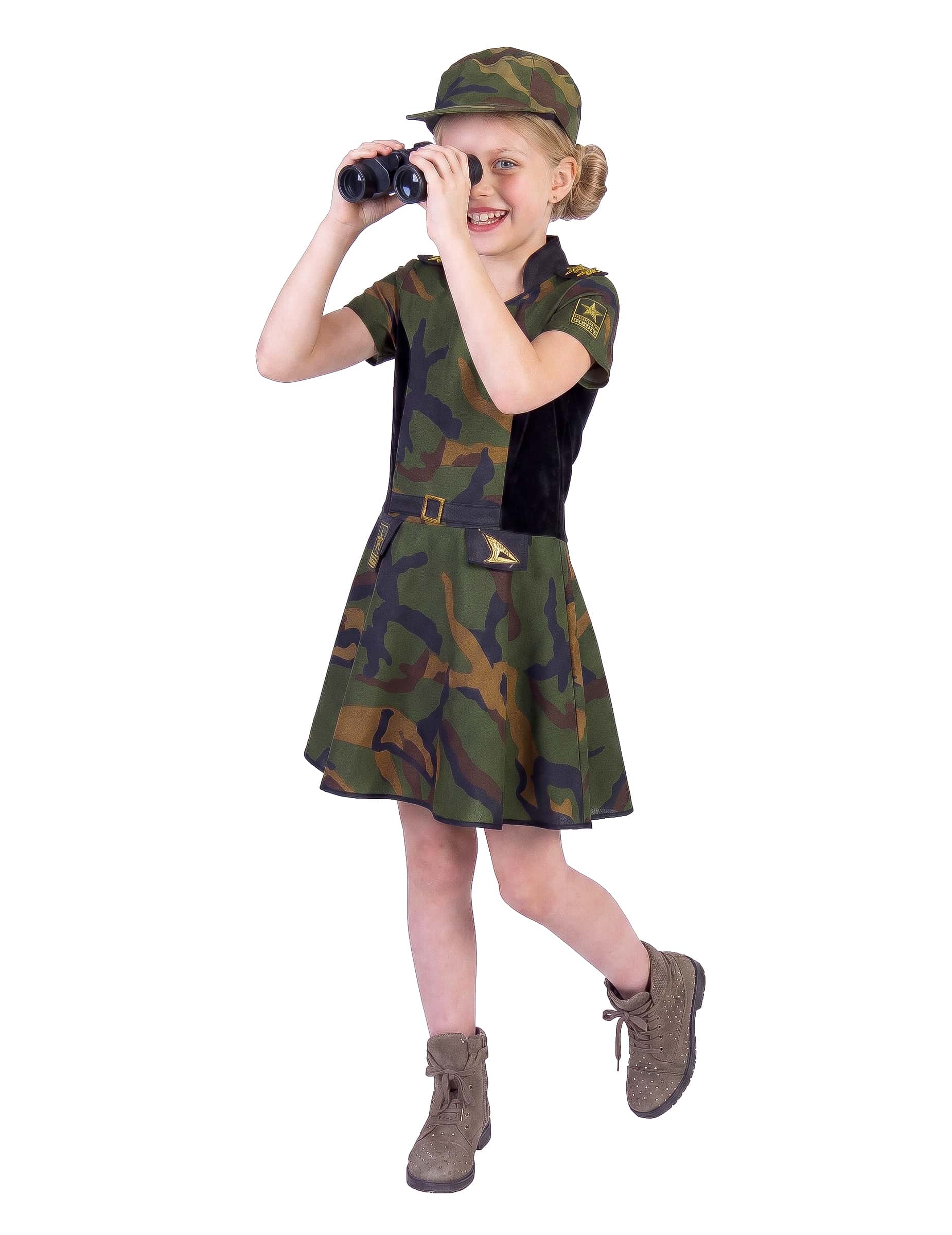 Soldaten-Kleid Kostüm für Mädchen