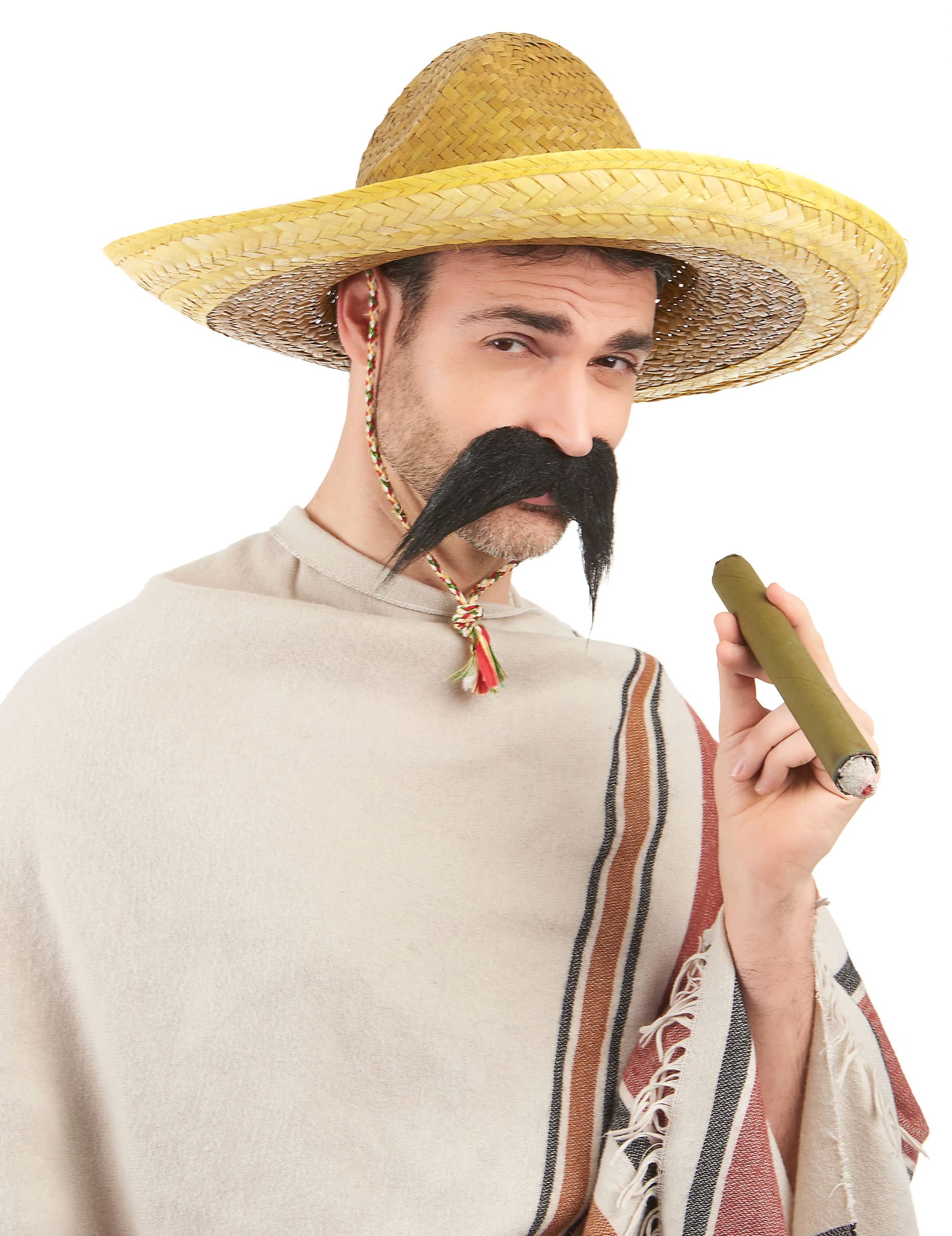 Sombrero Mexiko-Strohhut gelb-braun