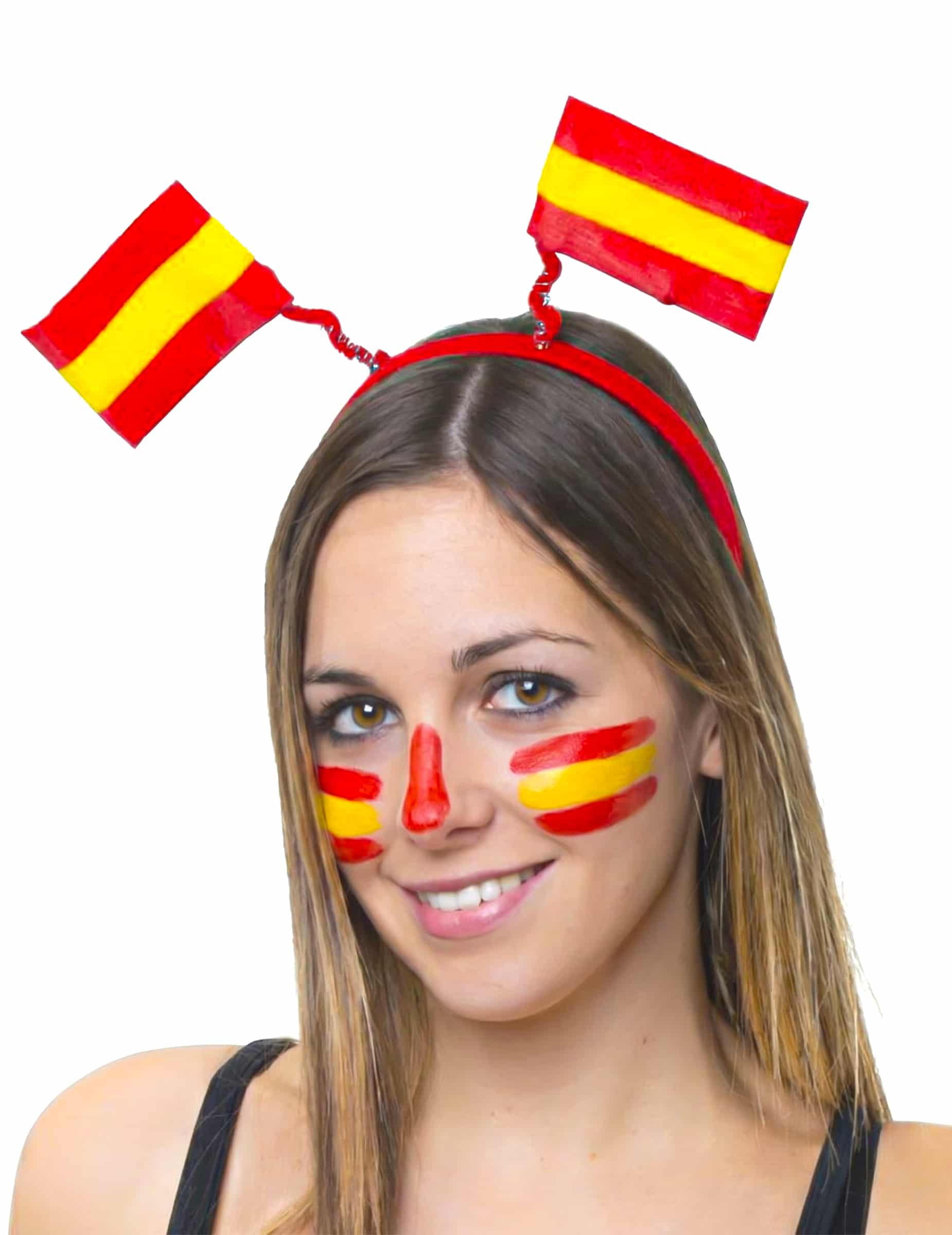 Spanien Flaggen Haarreif für Erwachsene