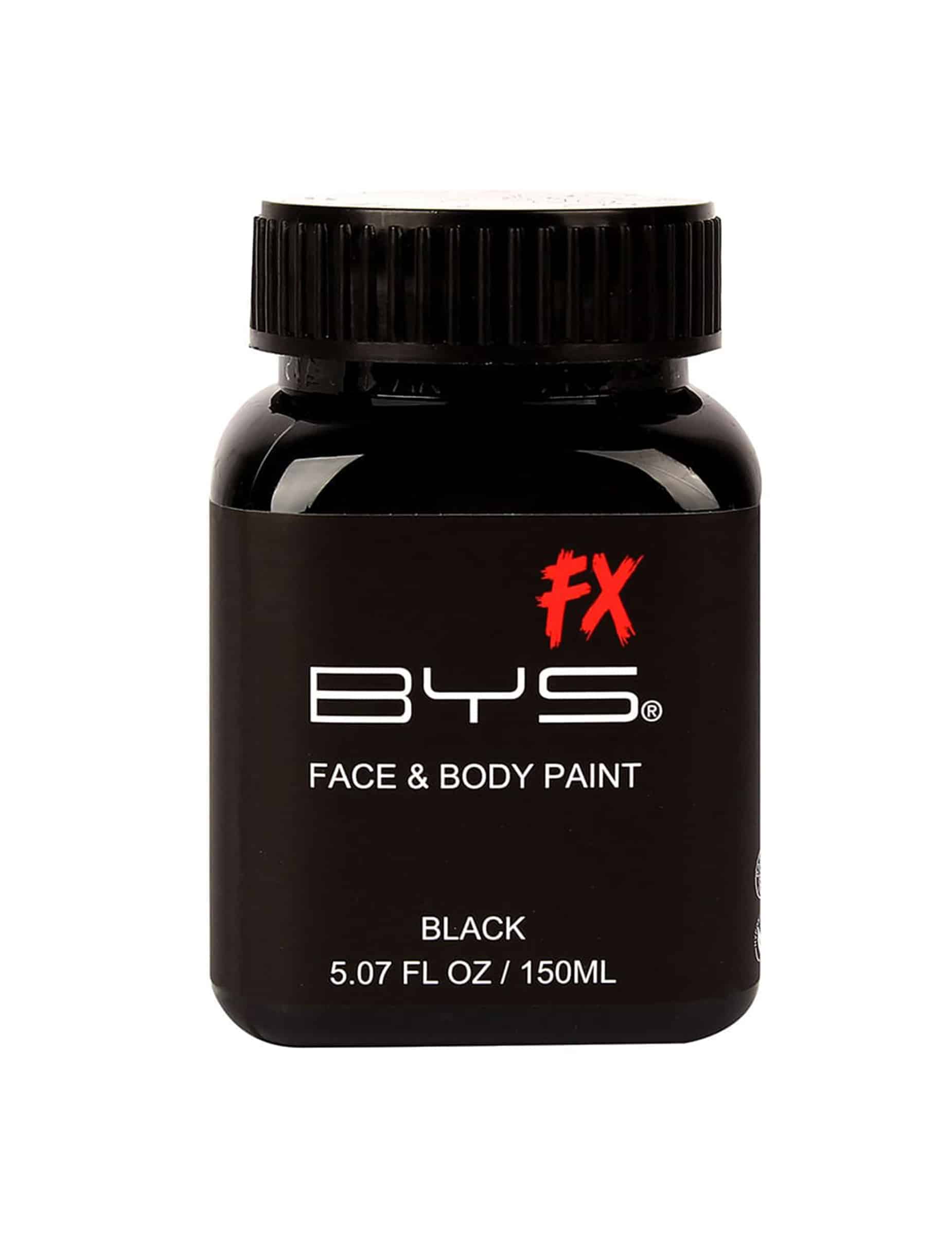 Spezial-FX Gesichts- und Körperfarbe Schwarz 150 ml