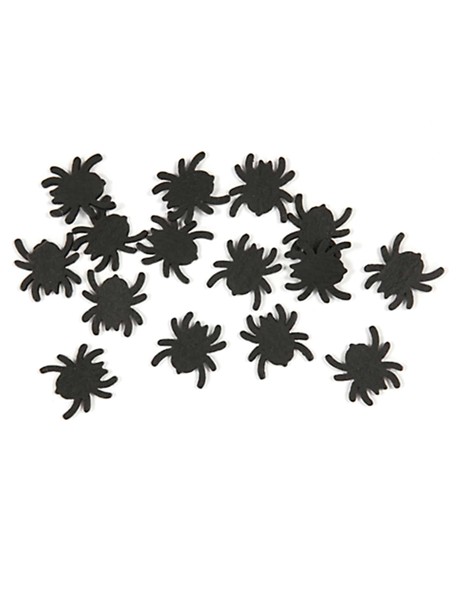 Spinnen-Konfetti Halloween schwarz 10g