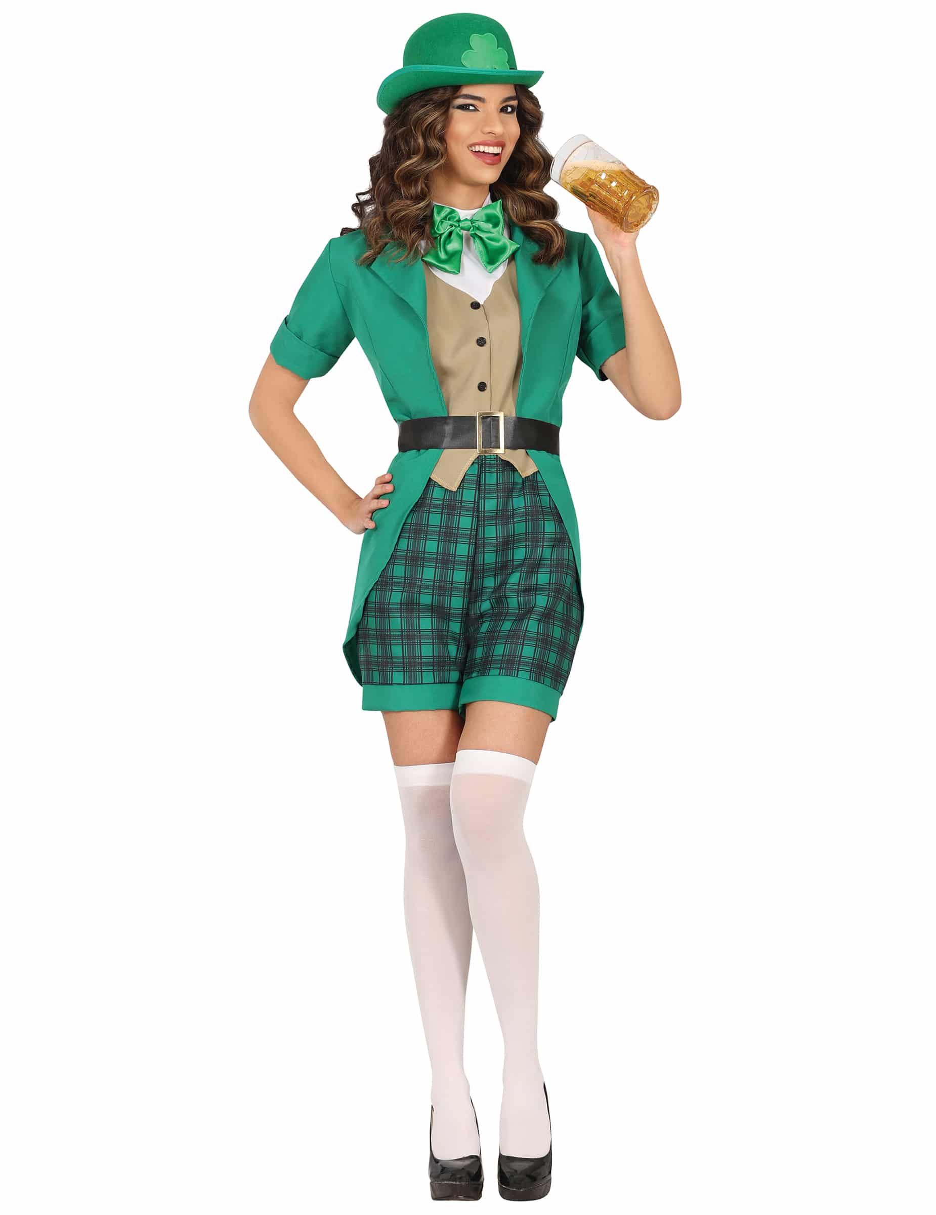 St. Patrick's Day Kostüm Damen grün