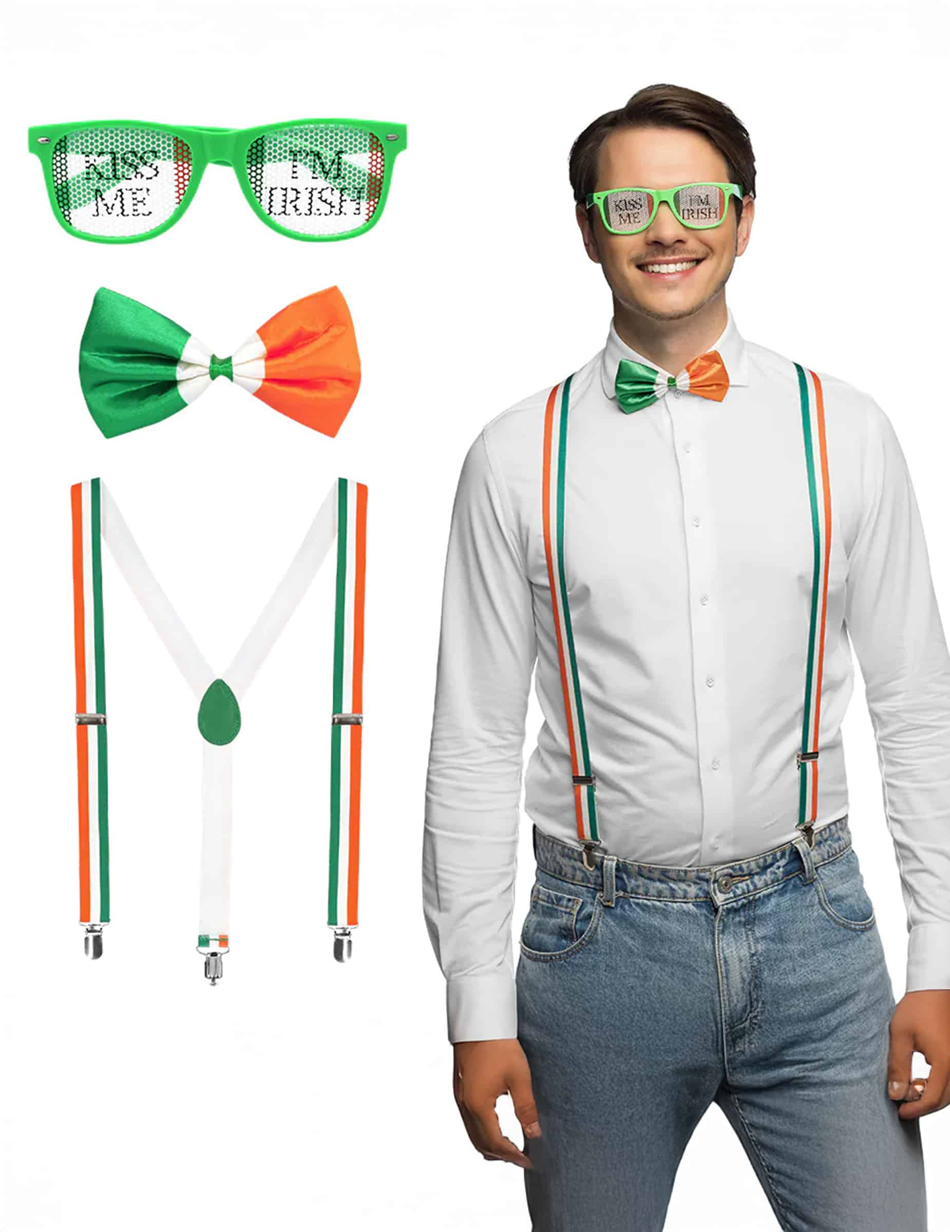 St. Patrick's Day Set Irisch Kit für Erwachsene