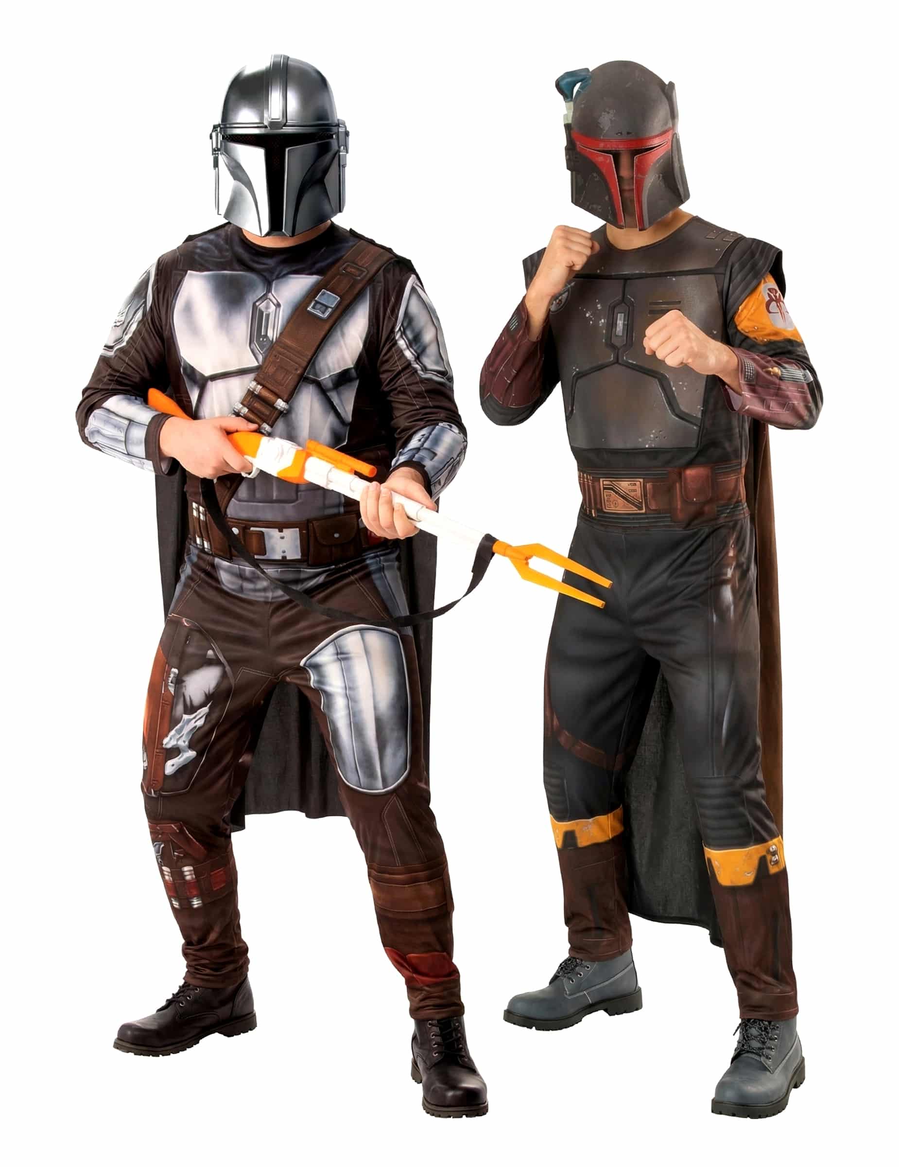 Star Wars Partnerkostüm Mandalorian und Boba Fett für Erwachsene