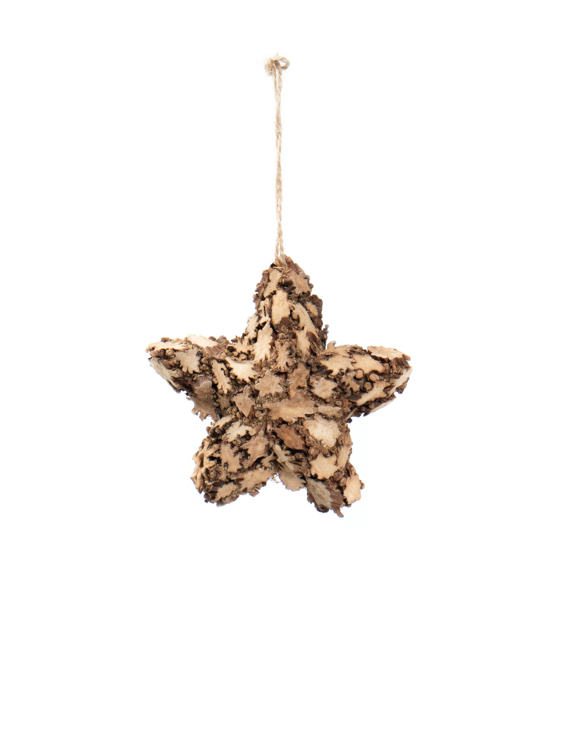Stern-Christbaumschmuck aus Holz 10 cm