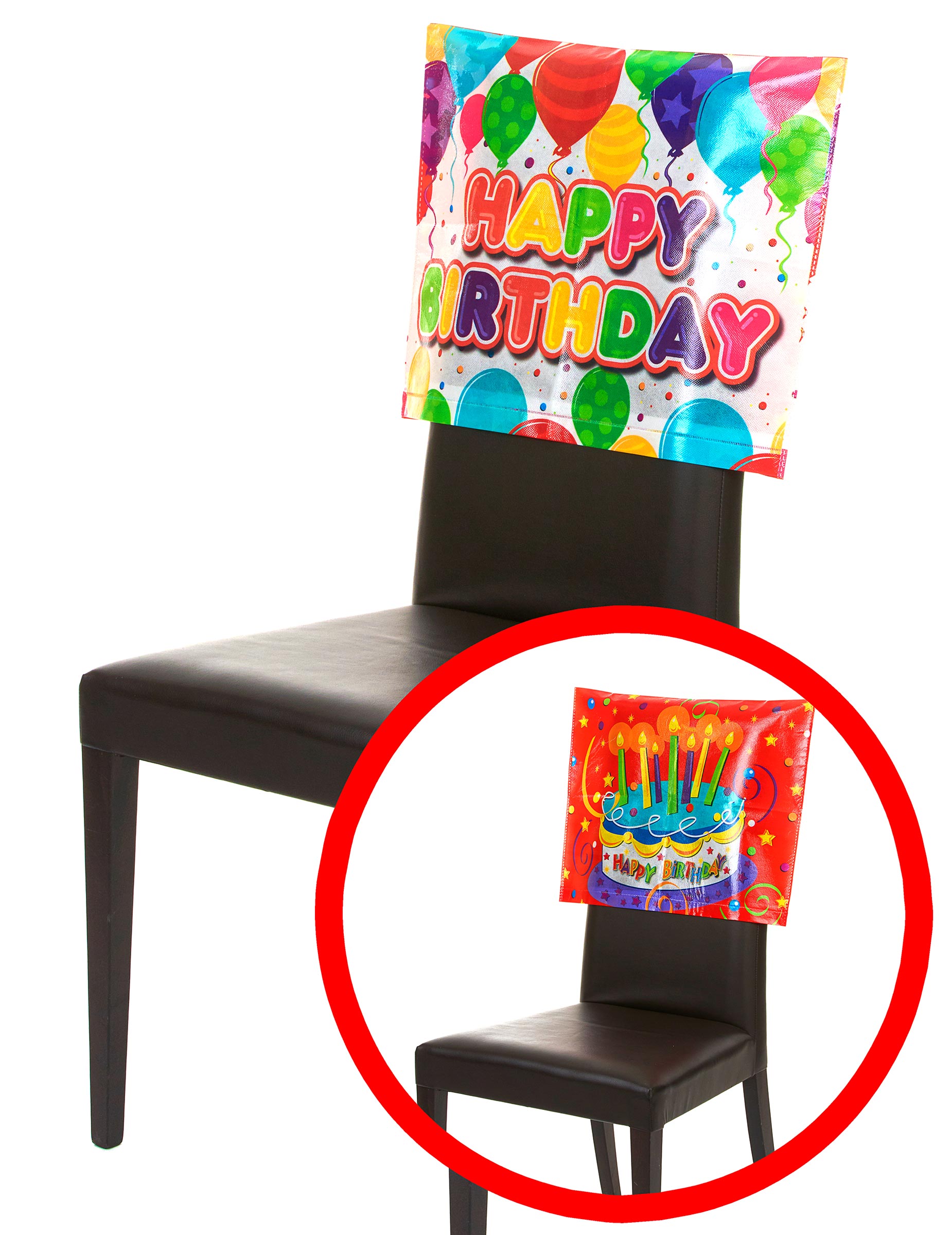Stuhlhusse Alles Gute zum Geburtstag 38 x 48 cm
