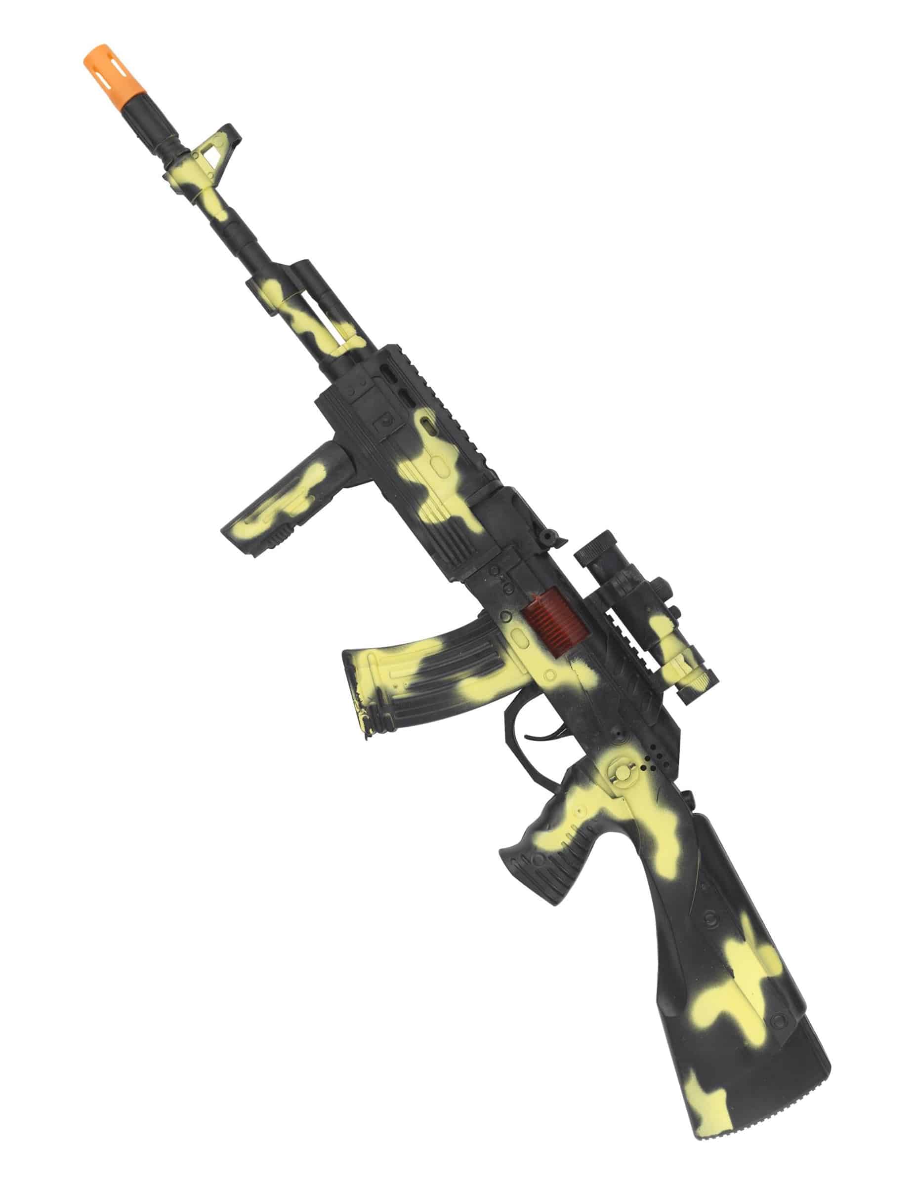 Sturmgewehr Kostümzubehör Tarnoptik grün 58cm