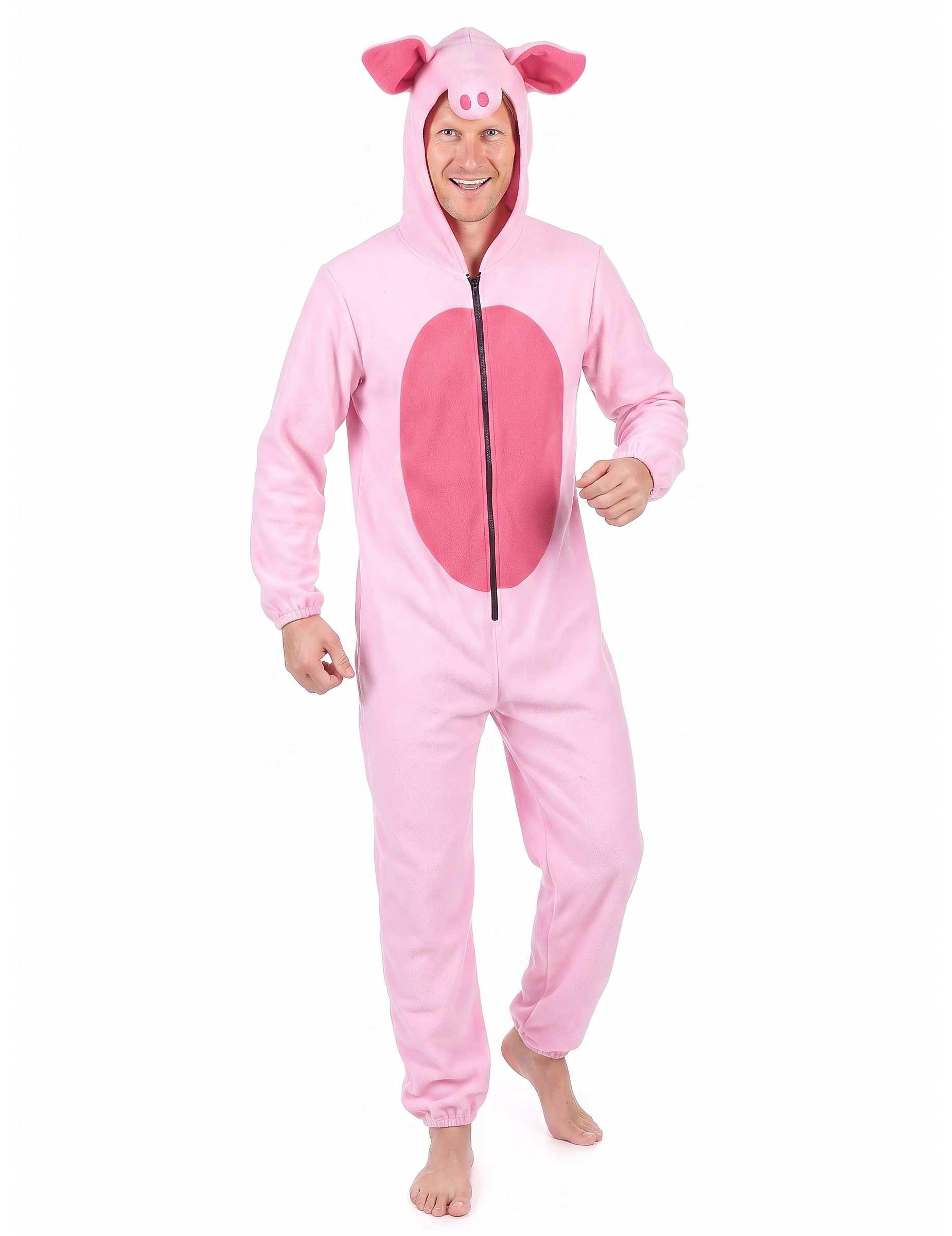Süsses Schwein Herrenkostüm rosa-pink