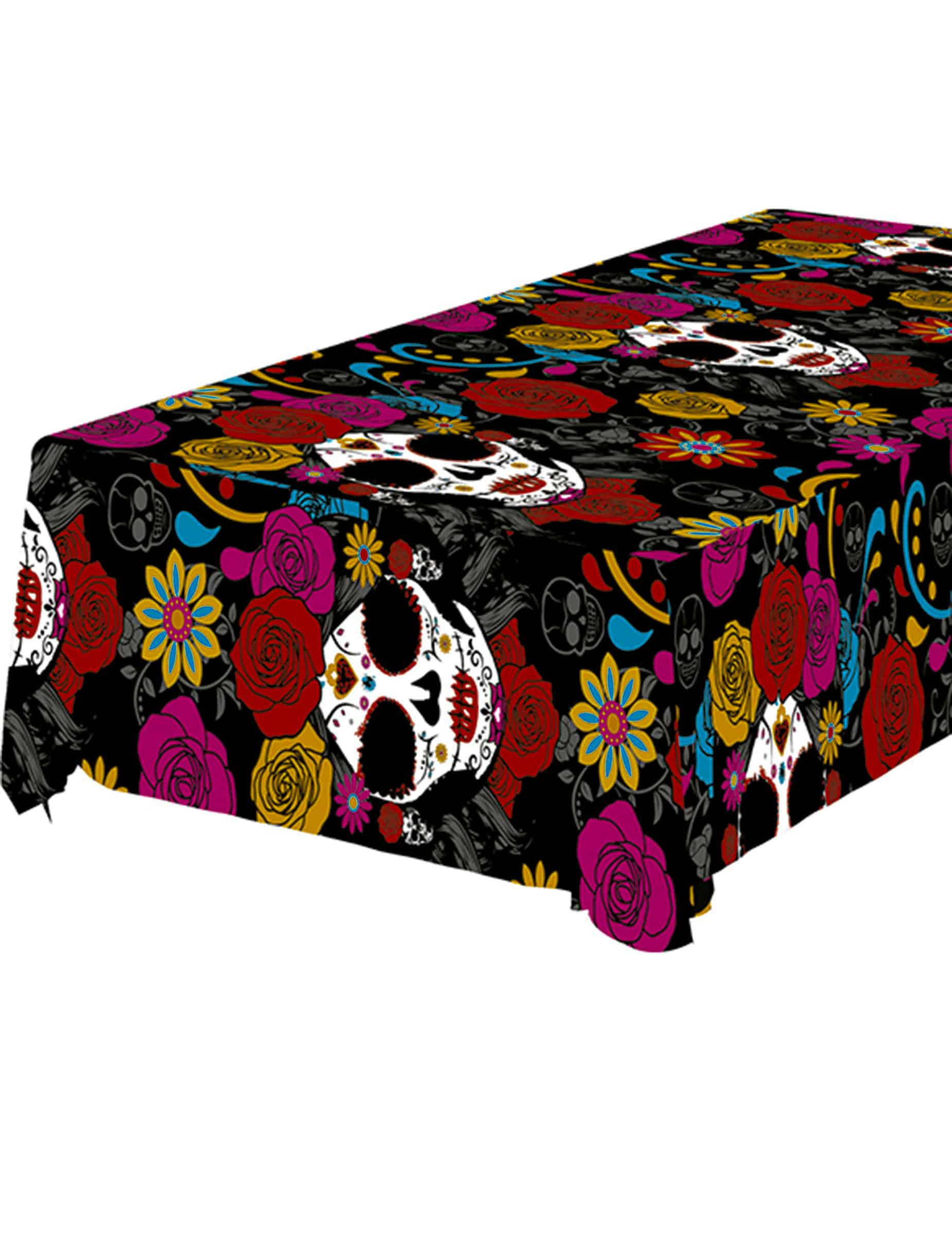 Tag der Toten Tischdecke Partydeko 137 x 274 cm bunt