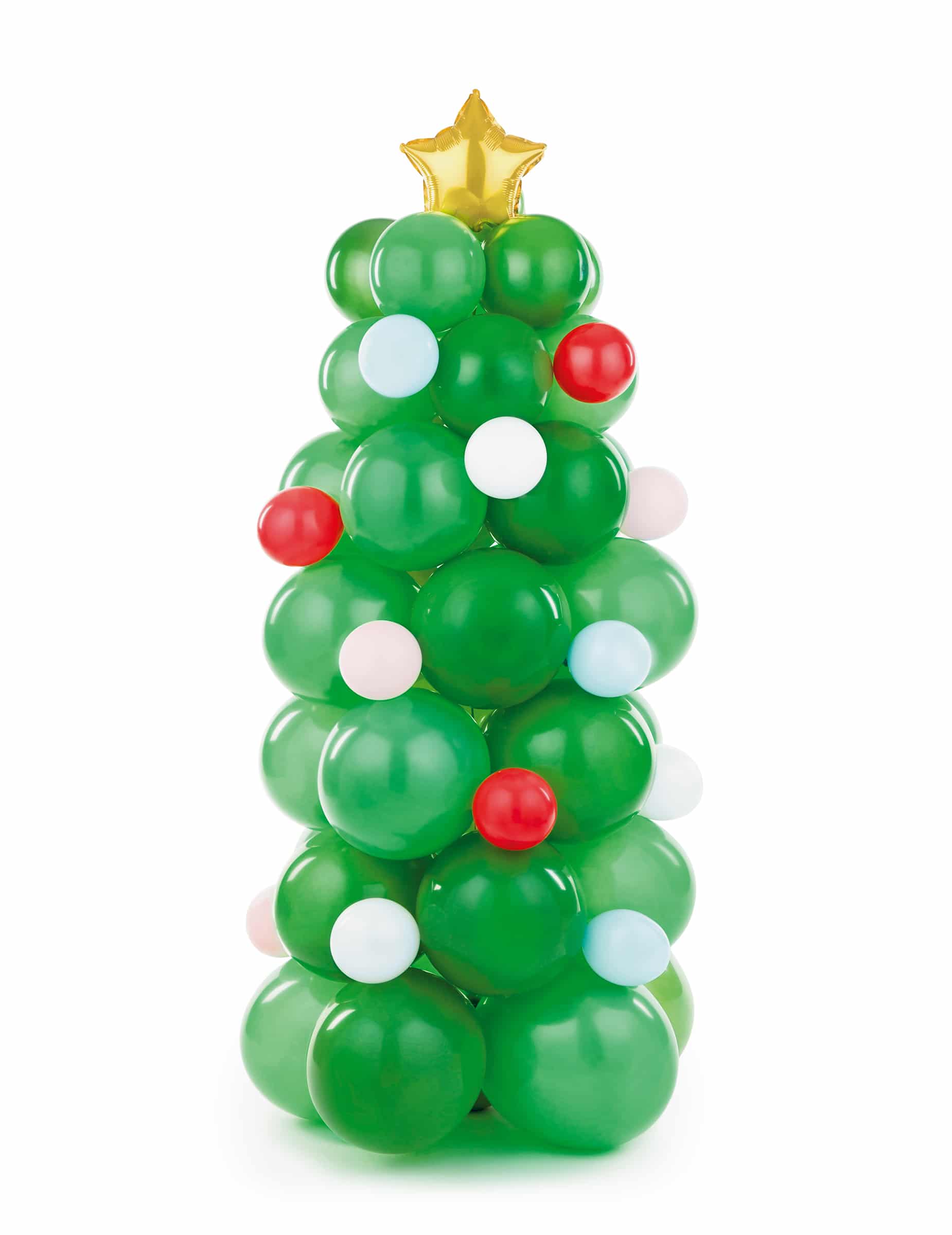 Tannenbaum Luftballons Do-It-Yourself 65 x 161 cm