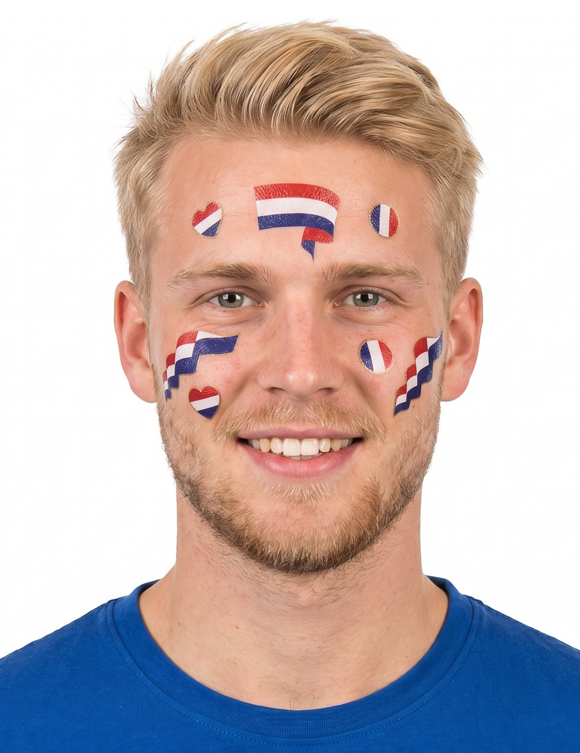 Temporäre Tattoos für Niederlande-Fans