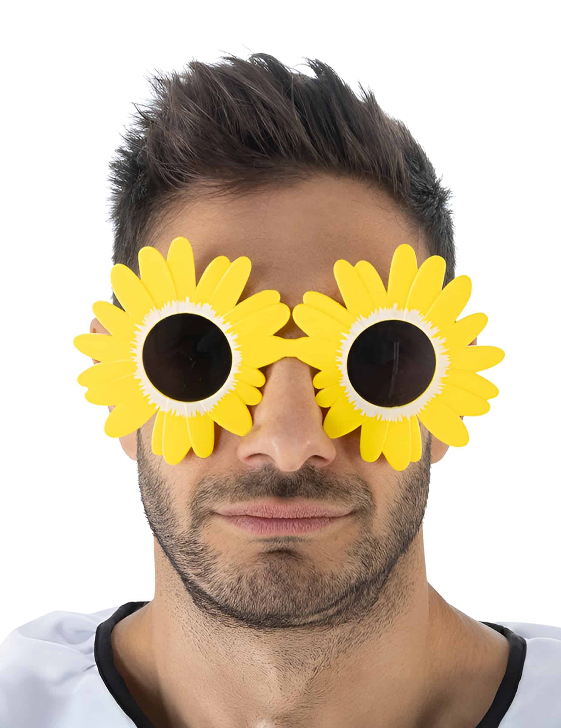 Terrifier Gelbe Blumenbrille Accessoire für Erwachsene