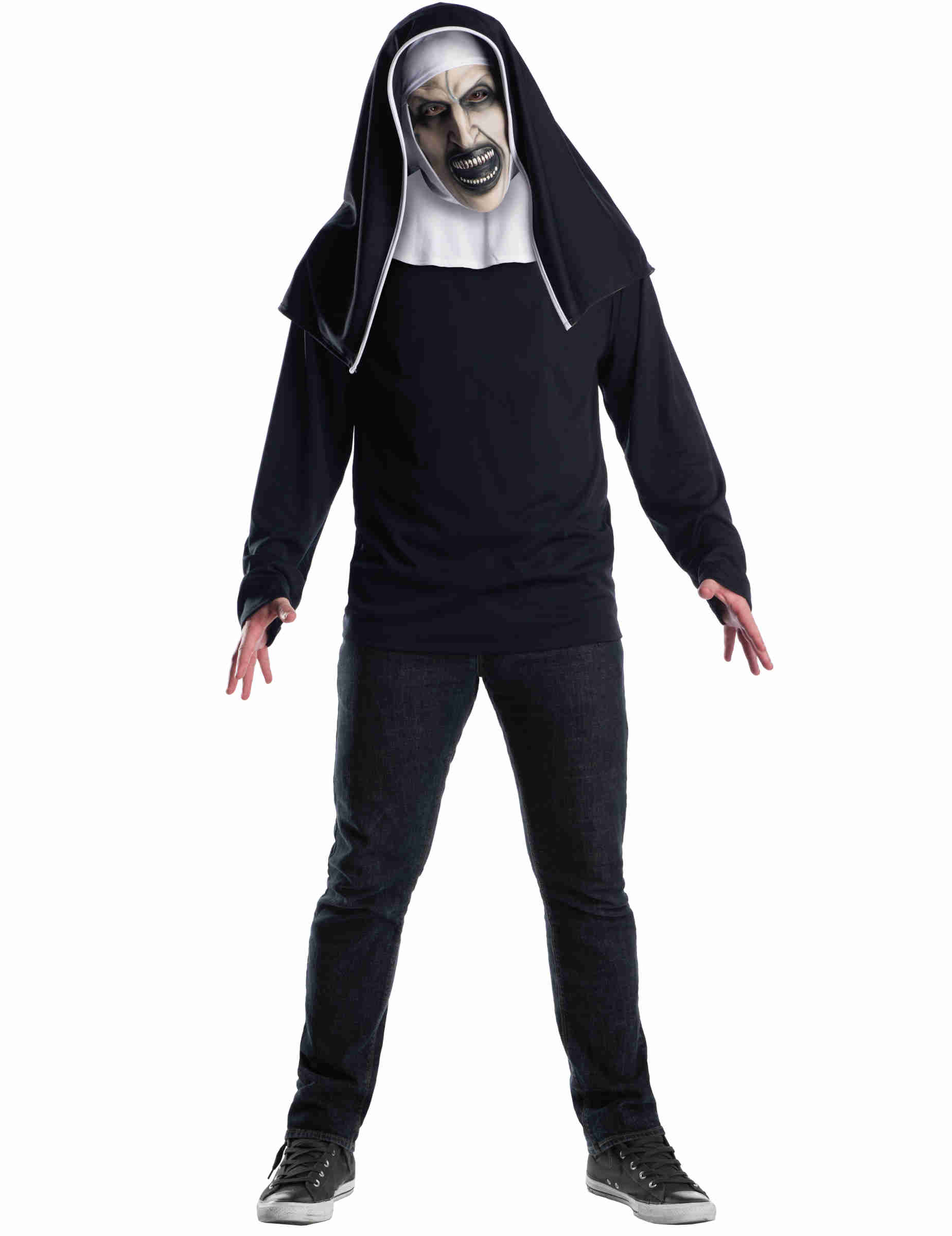 The Nun Maske Halloween-Maske Geisternonne bunt