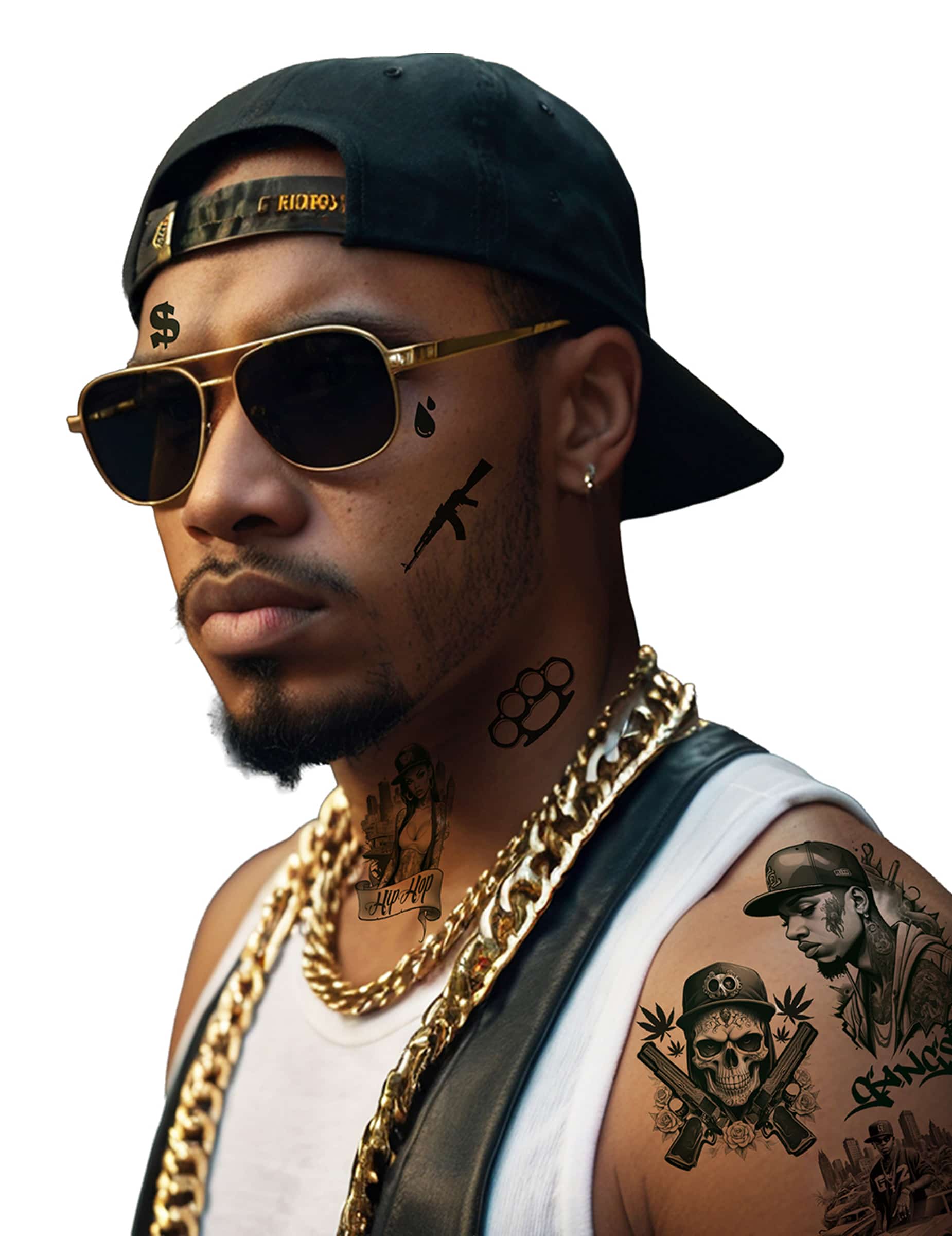 Thug-Life Tattoos 14 x 30 cm