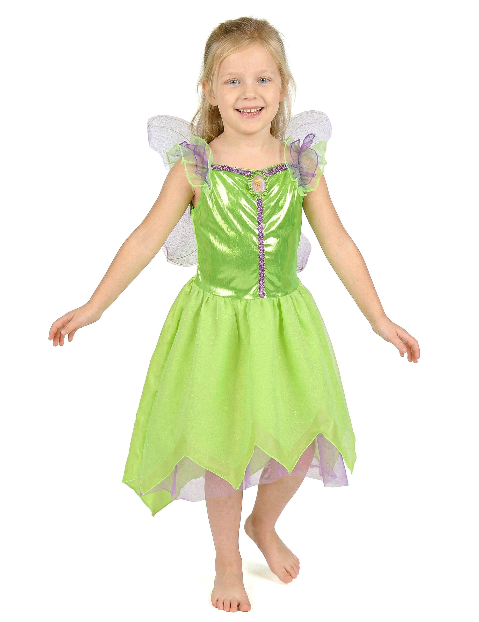 Tinkerbell Disney Kinderkostüm Fee Grün