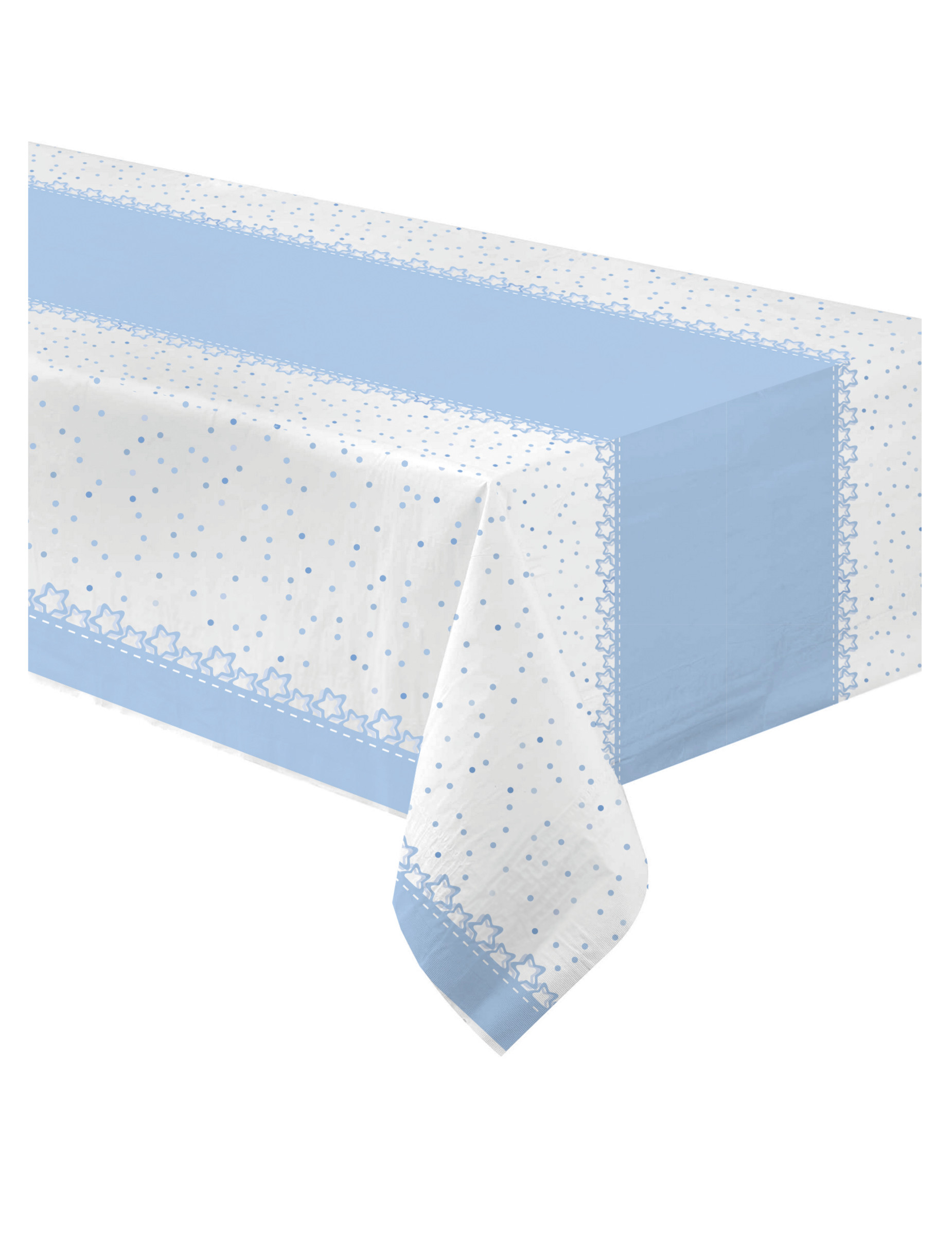 Tischdecke Tischdekoration Partydeko blau 120 x 180 cm