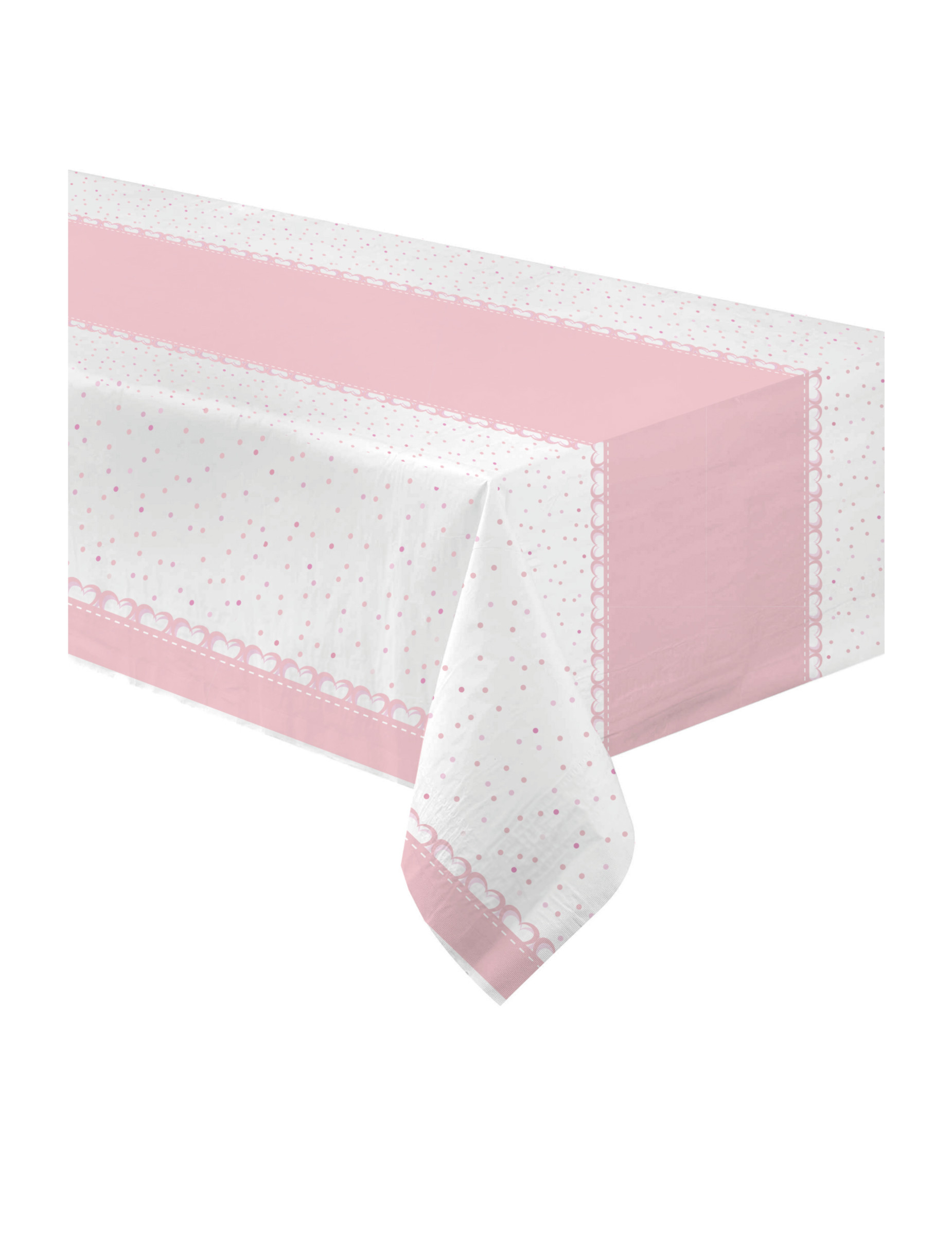 Tischdecke Tischdekoration Partydeko rosa 120 x 180 cm