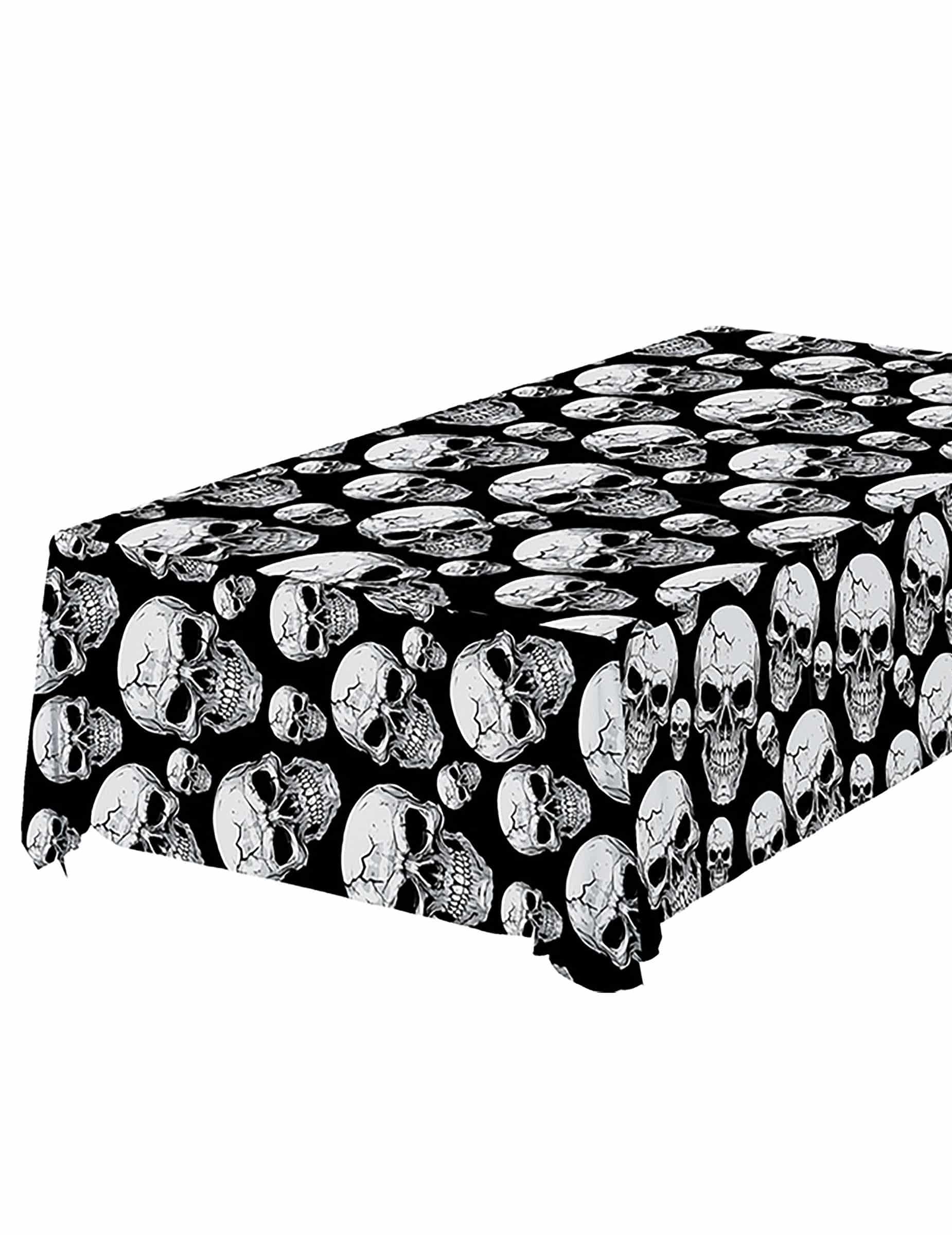Tischdecke Totenköpfe Tischdeko 137 x 274 cm