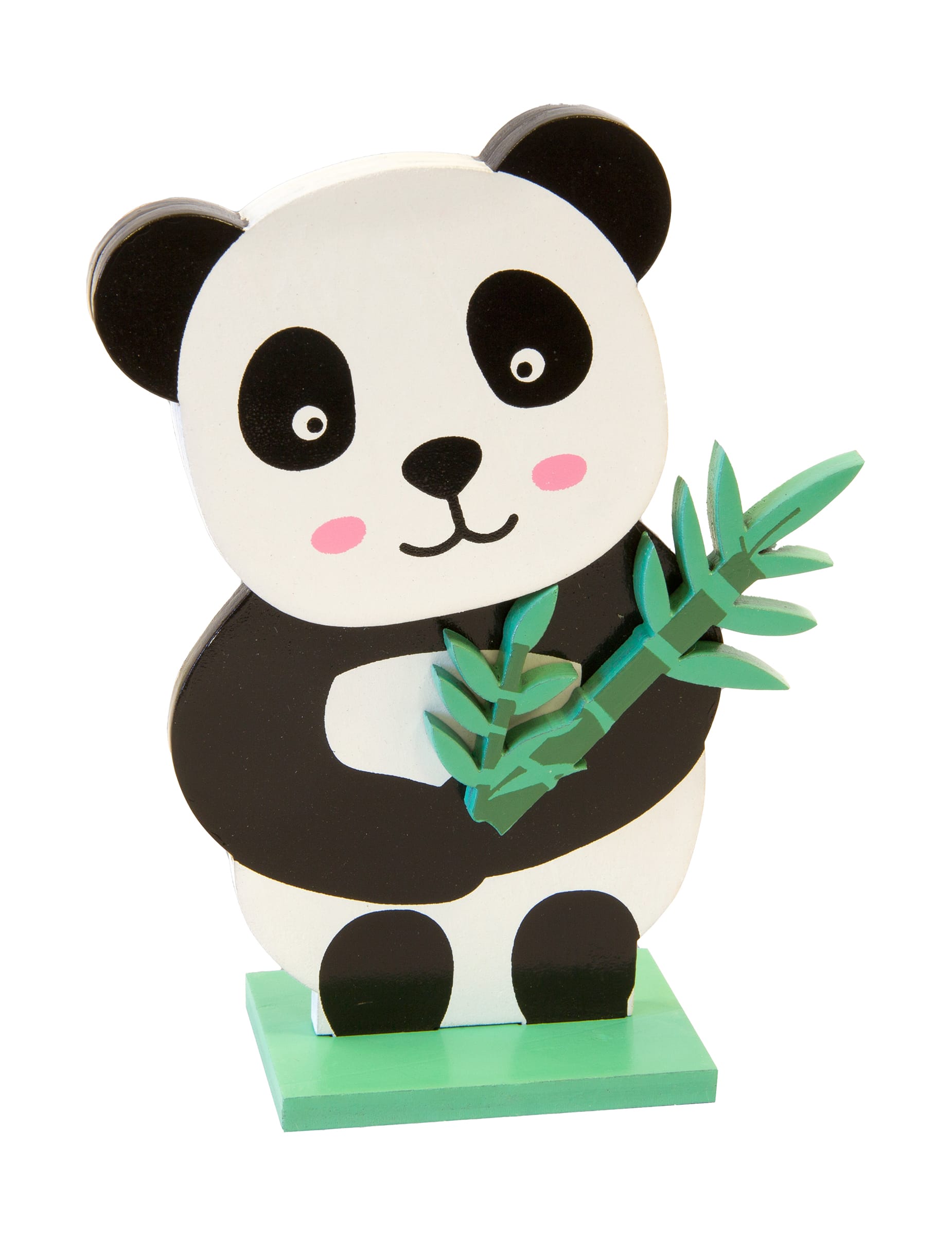 Tischdeko Panda Holz 13