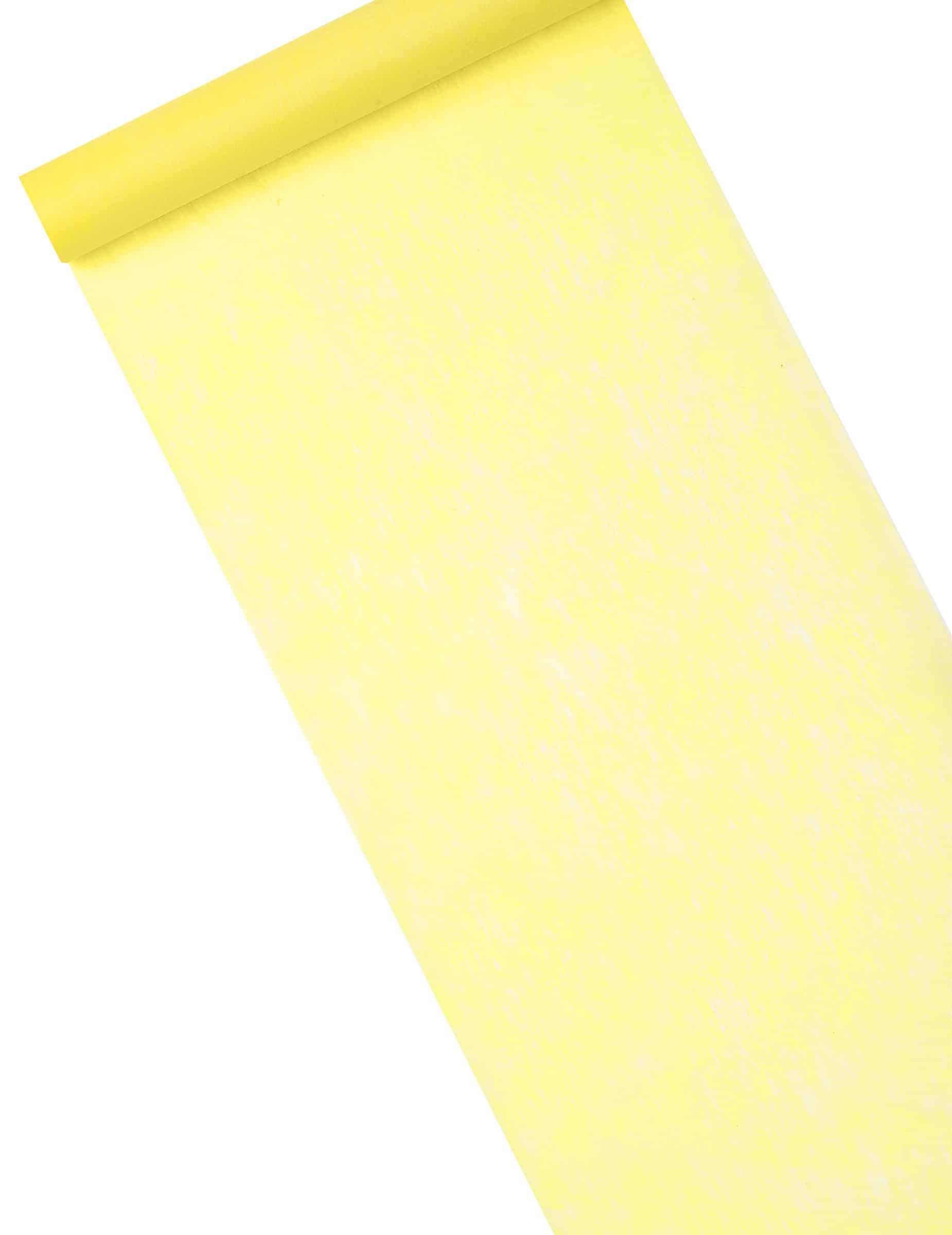 Tischläufer 29 cm x 10 m gelb