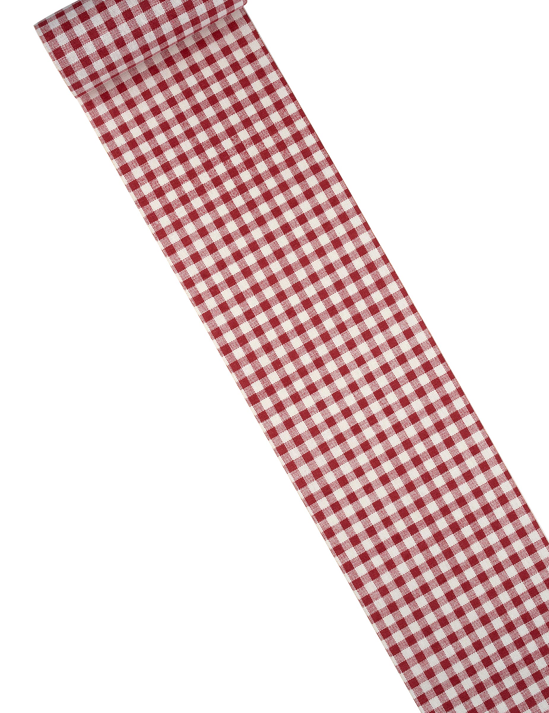 Tischläufer Leinen Vichy 15 cm x 5 m