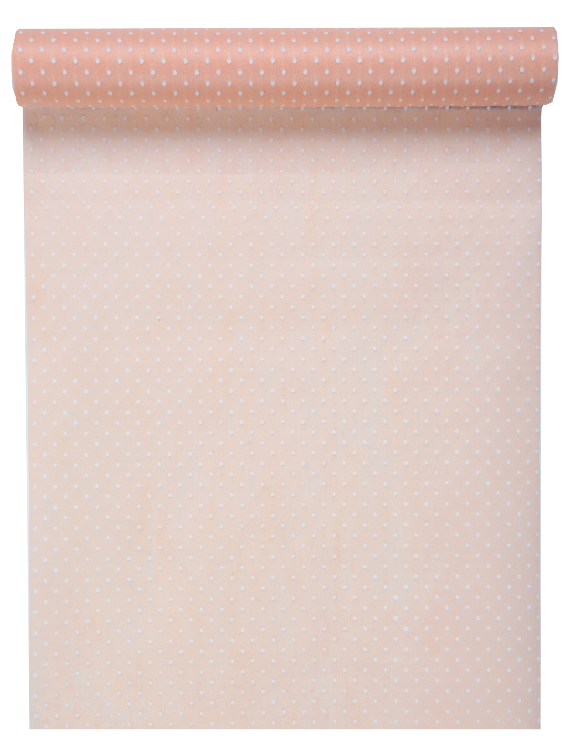 Tischläufer Plumetis rosa Stoff 30 cm x 5 m Partydeko