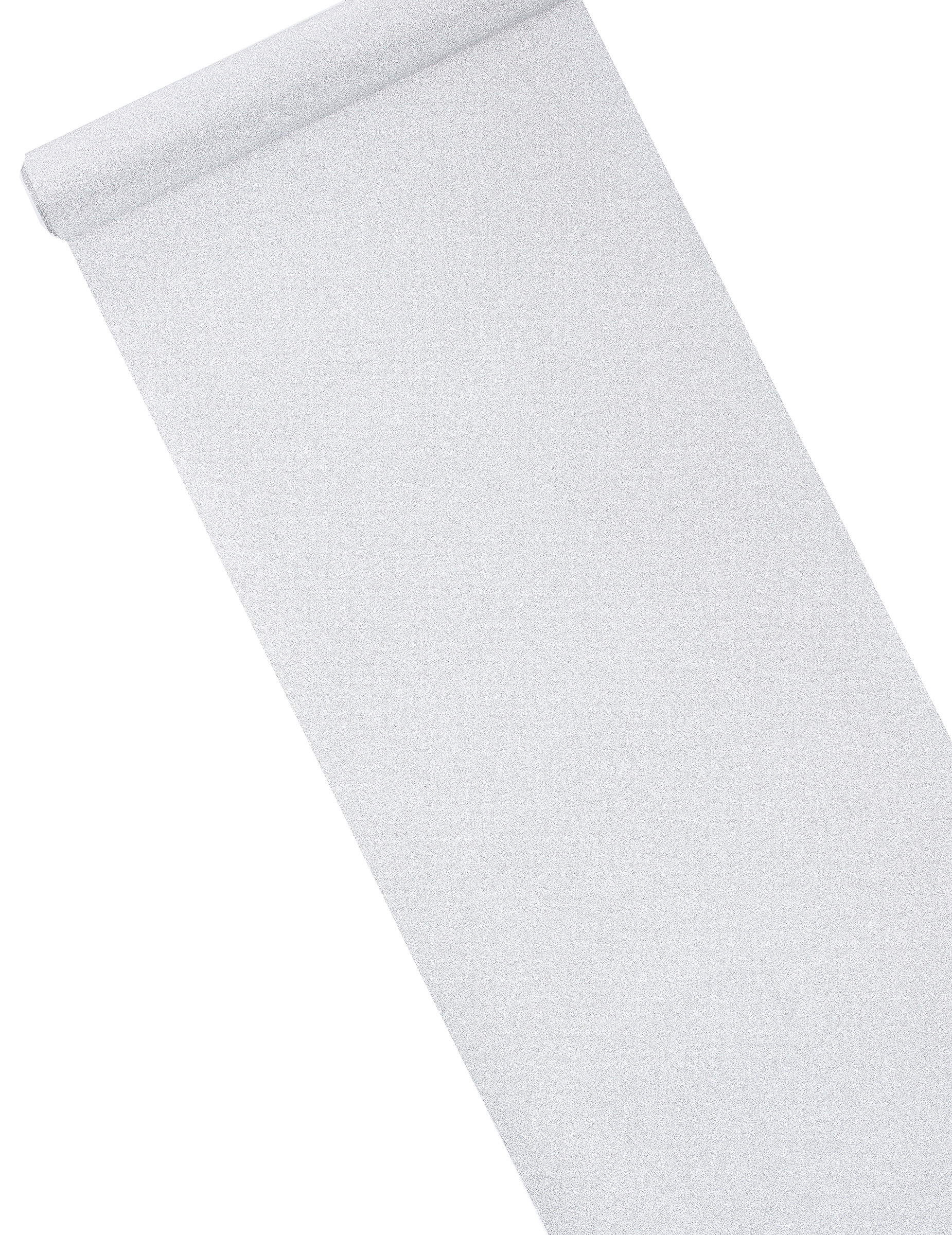Tischläufer Silber Pailletten 28 cm x 5 m