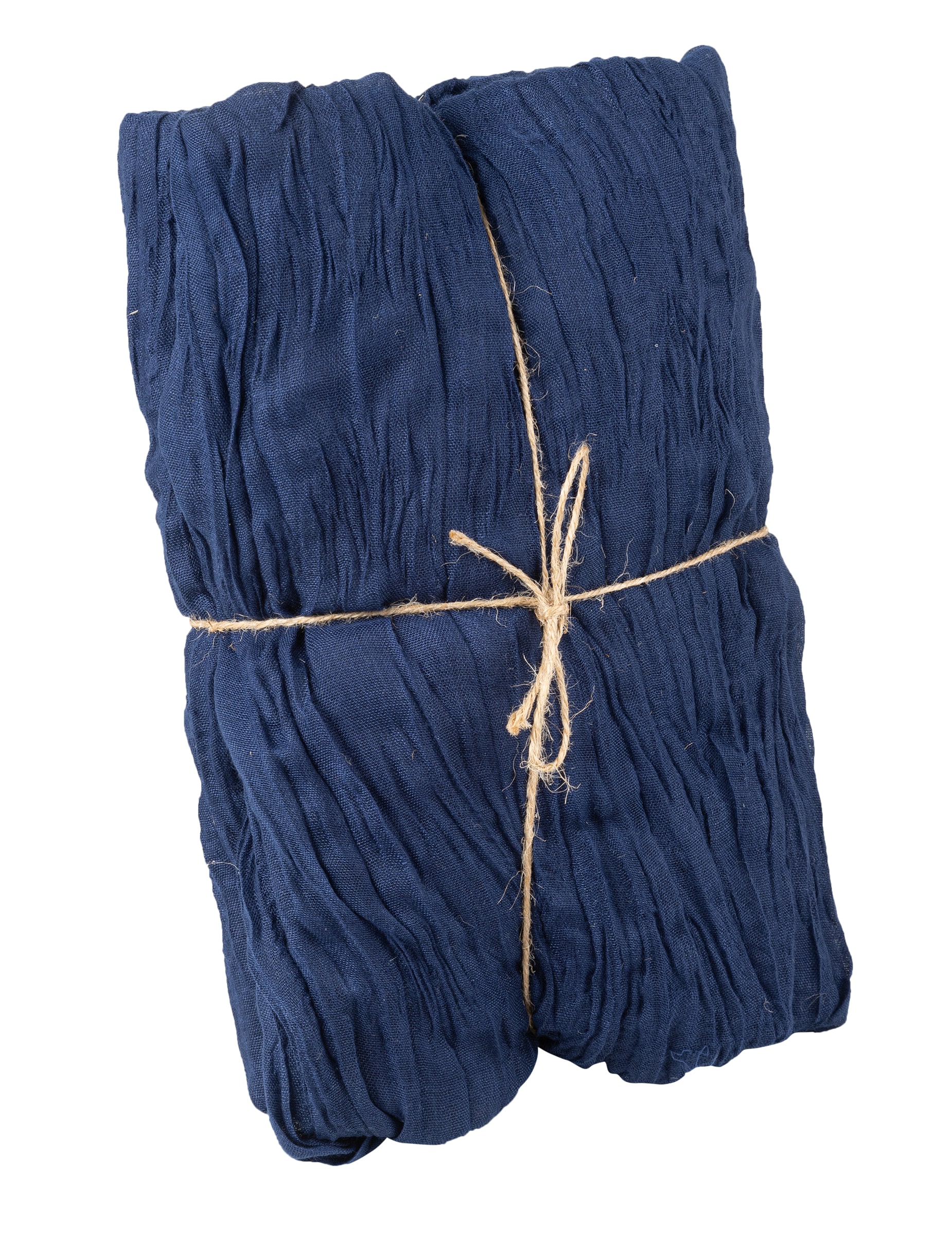 Tischläufer aus Cheesecloth Marineblau 90 cm x 3 m Baumwoll-Gaze
