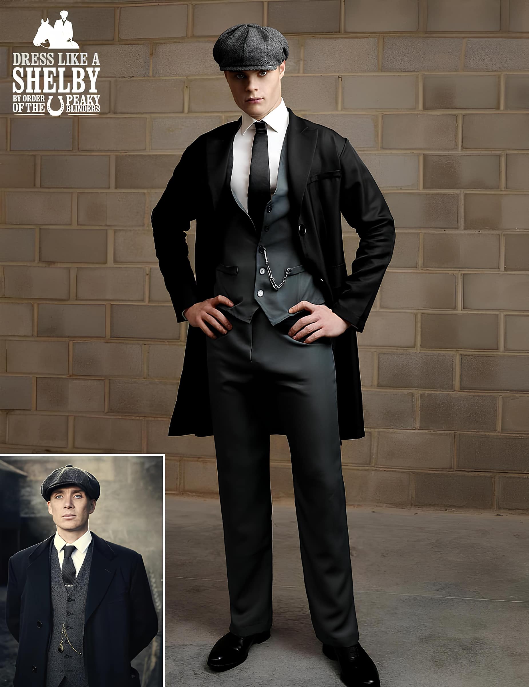 Tommy Shelby Kostüm Peaky Blinders Herren