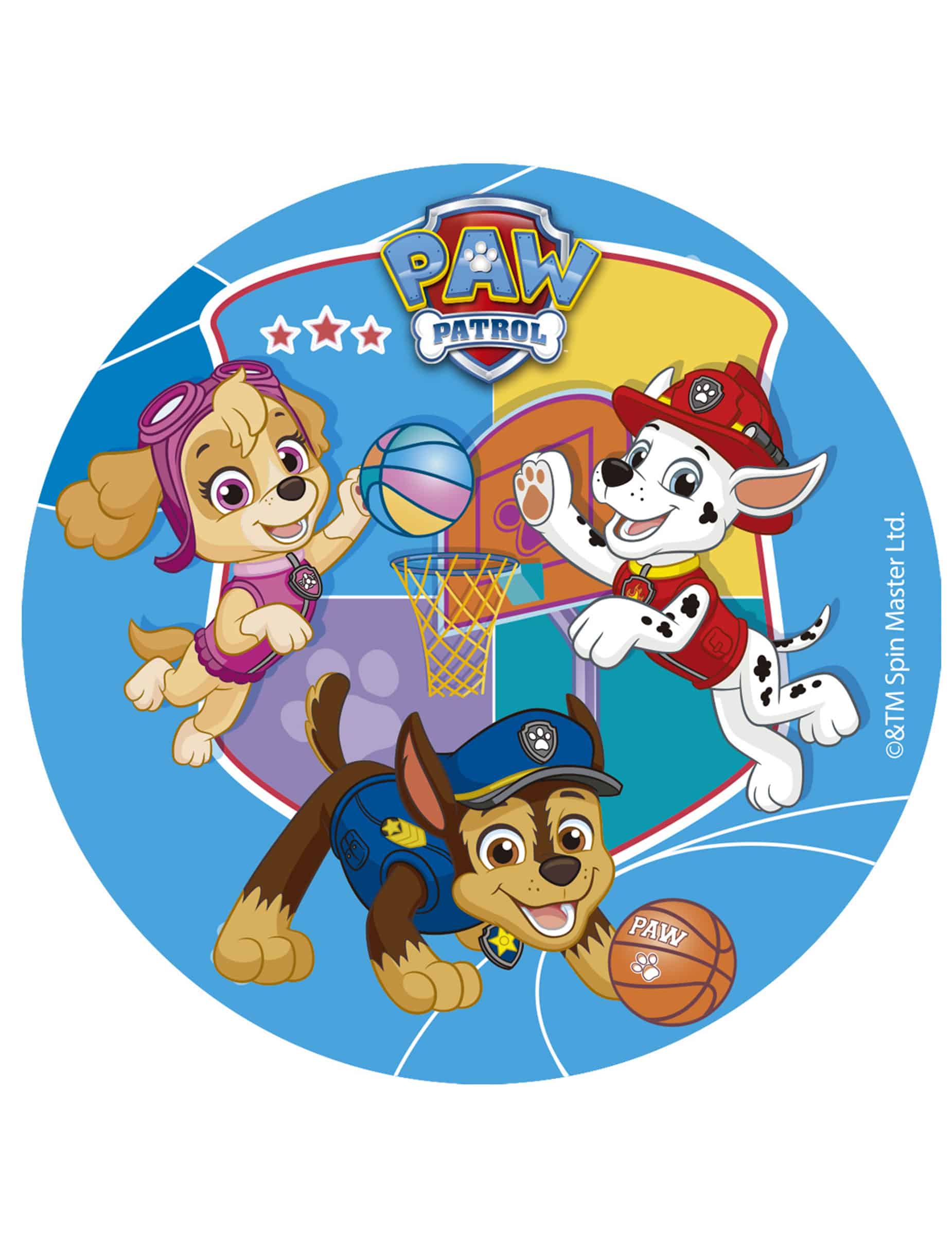 Tortenaufleger Paw Patrol Pat'Patrouille 15
