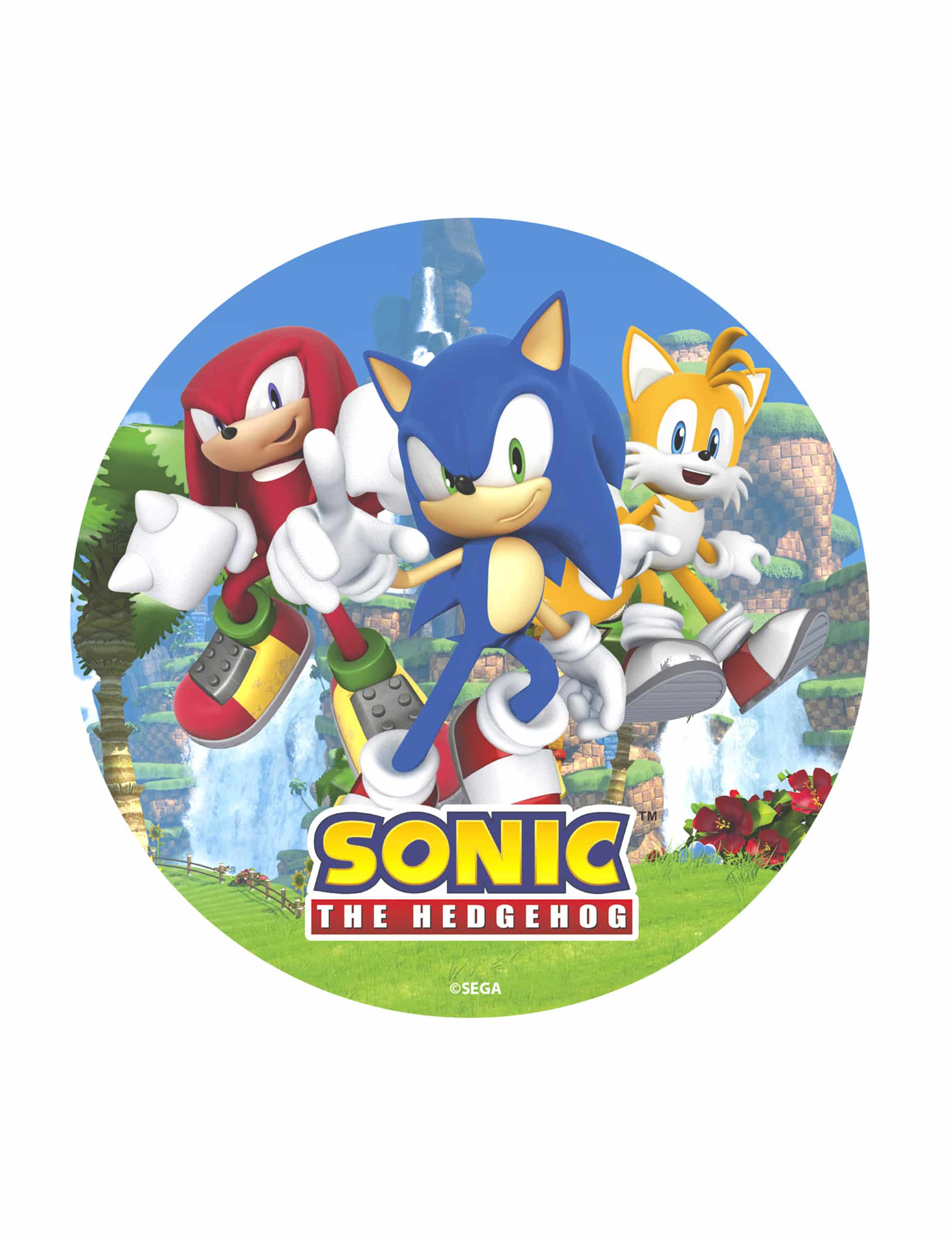 Tortenaufleger Sonic 20 cm