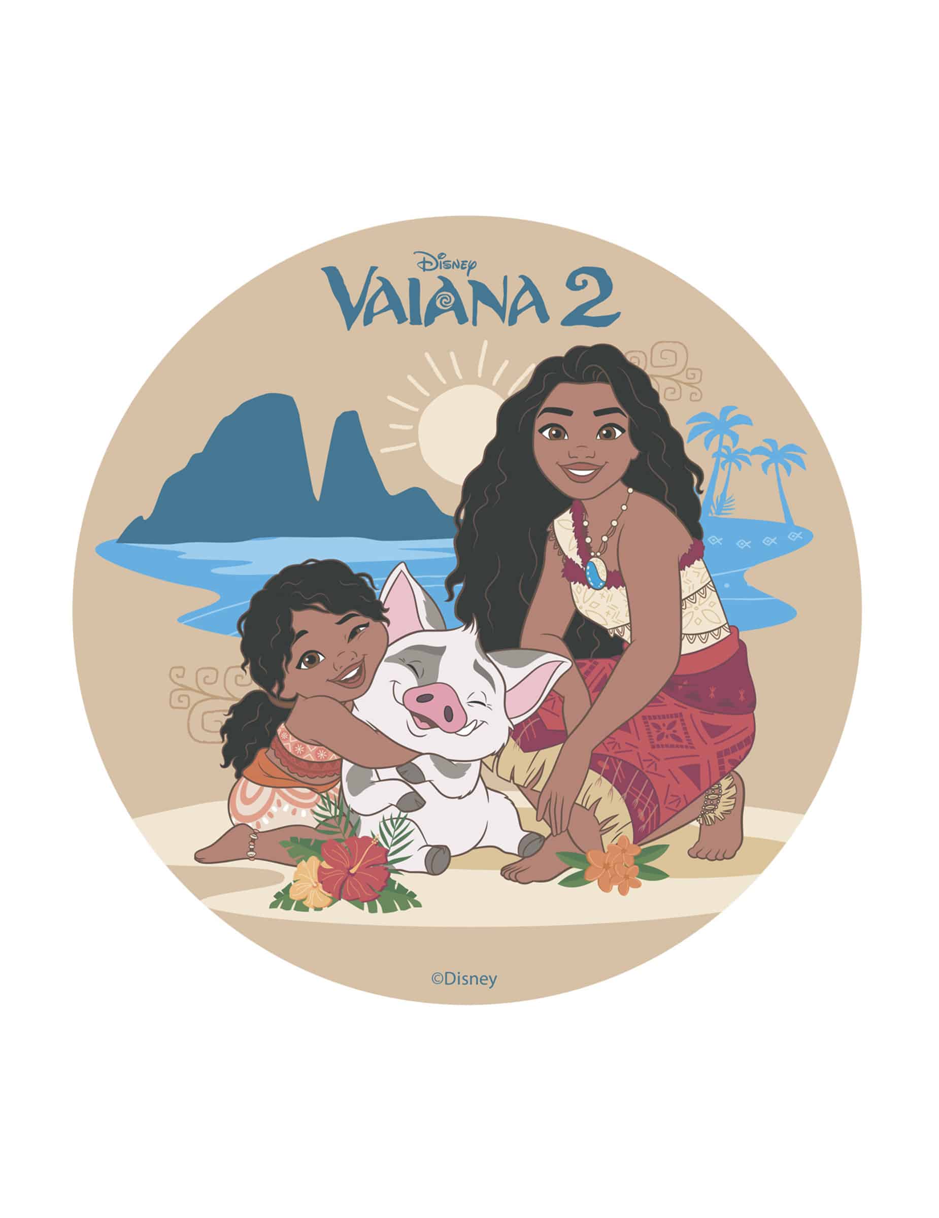 Tortenaufleger Vaiana 2 20 cm