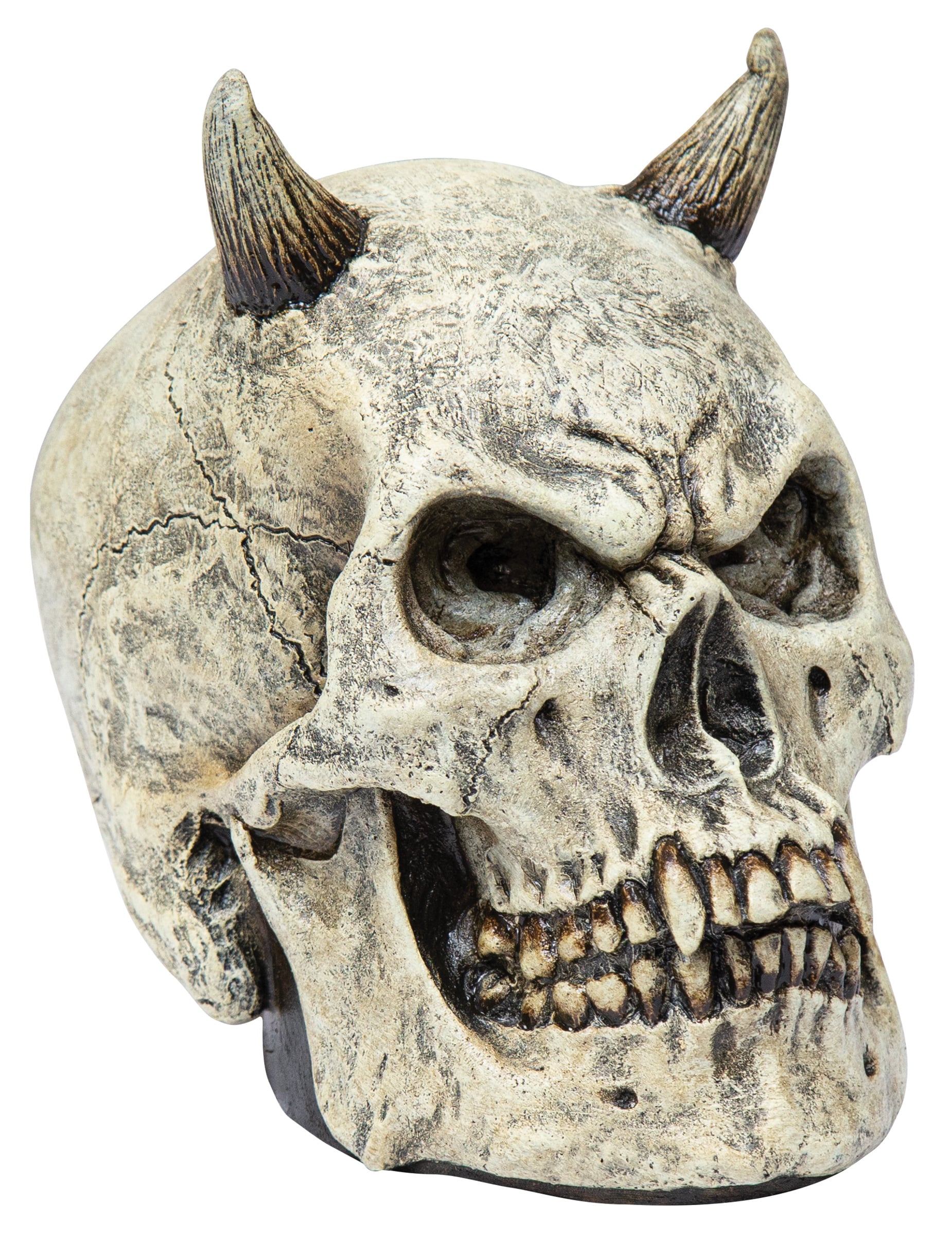 Totenkopf Dekofigur Halloweendeko 15 x 11 x 11 cm