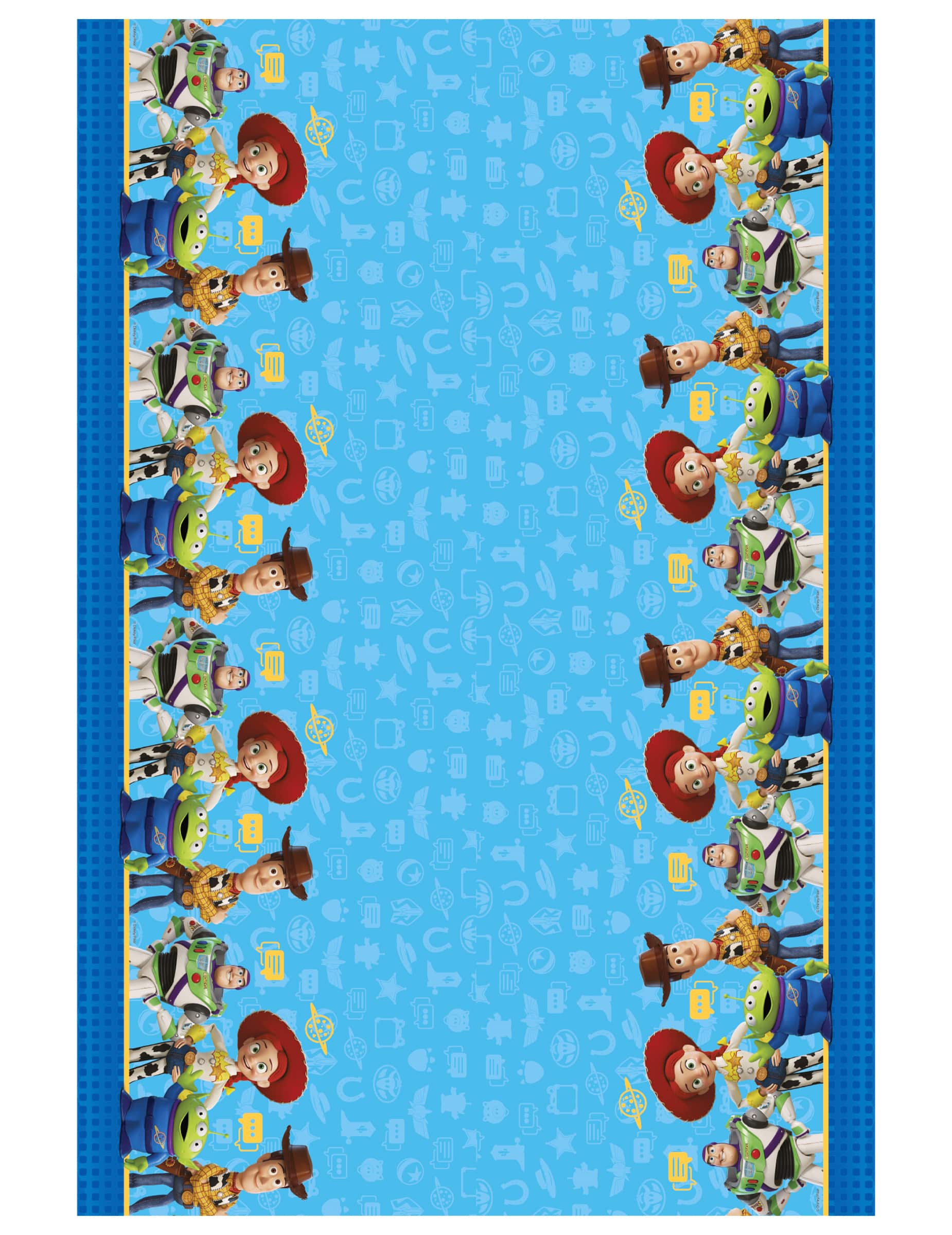 Toy Story 5 Kunststoff-Tischdecke 120 x 180 cm