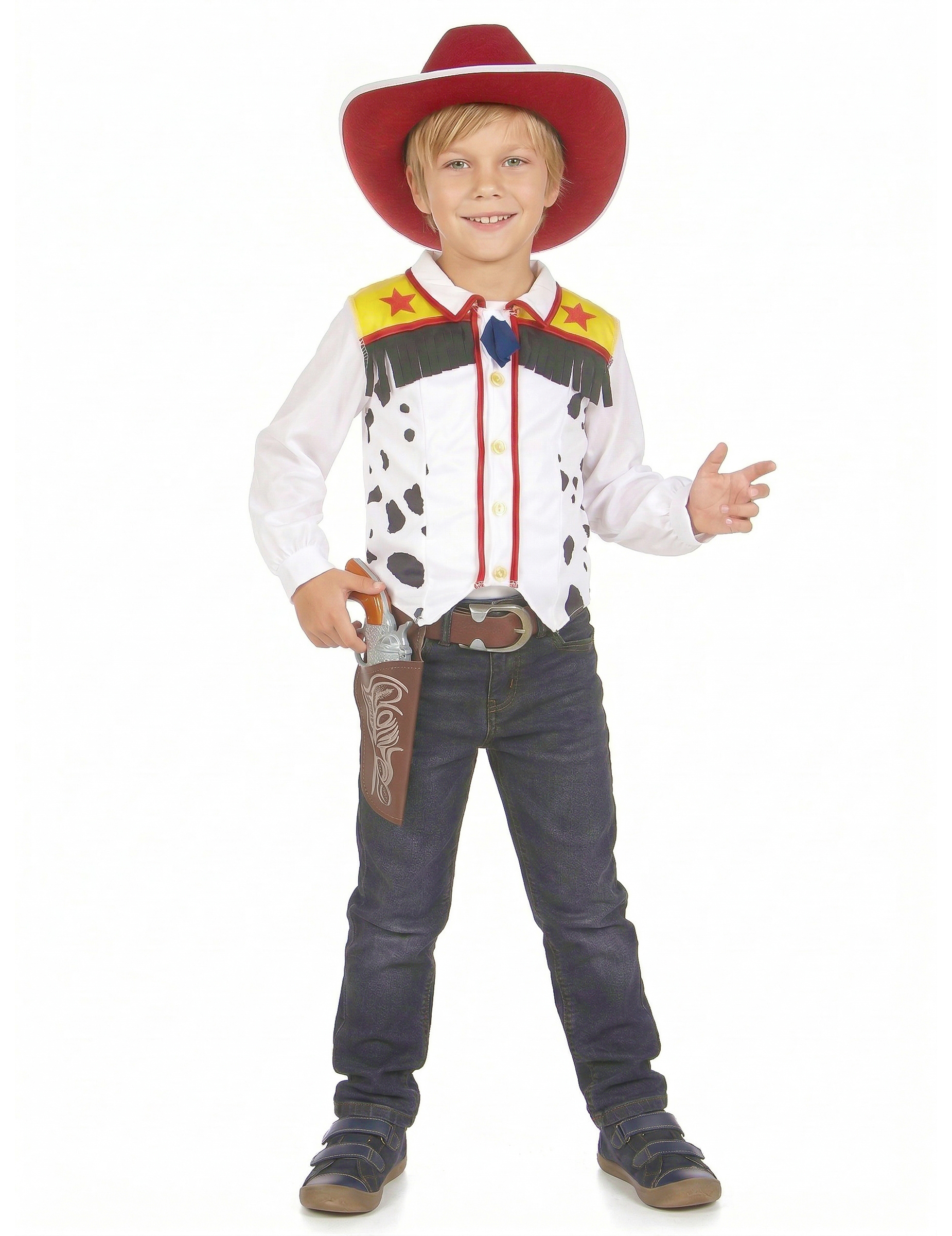 Treffsicherer Cowboy Kostüm für Jungen bunt