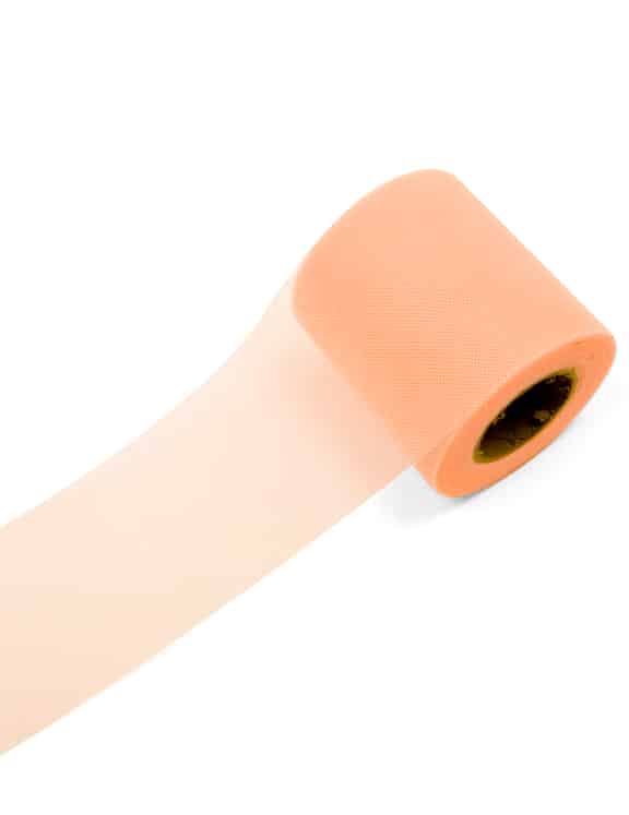 Tüllrolle Pfirsich 20m