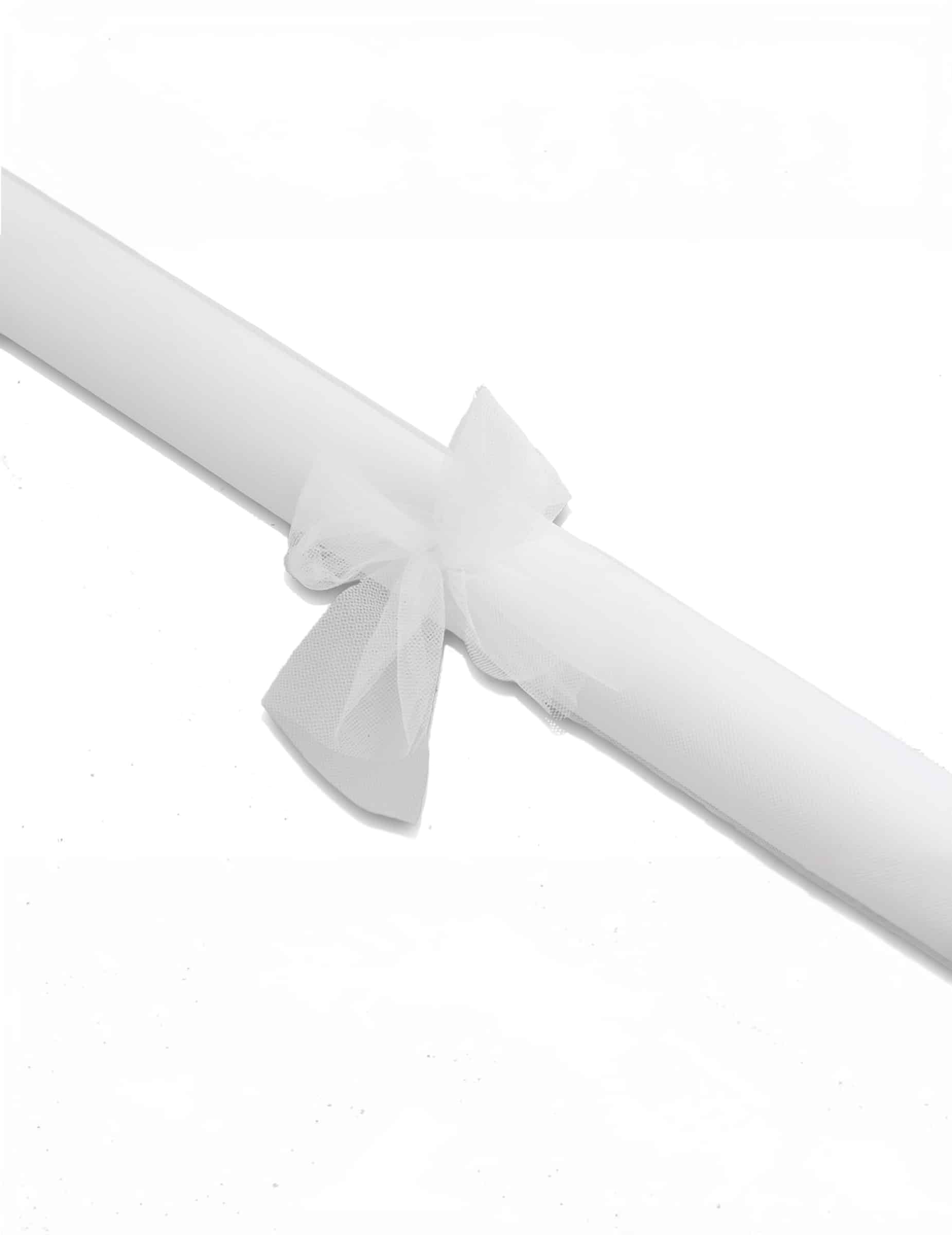Tüllrolle Weiß 7m x 48cm