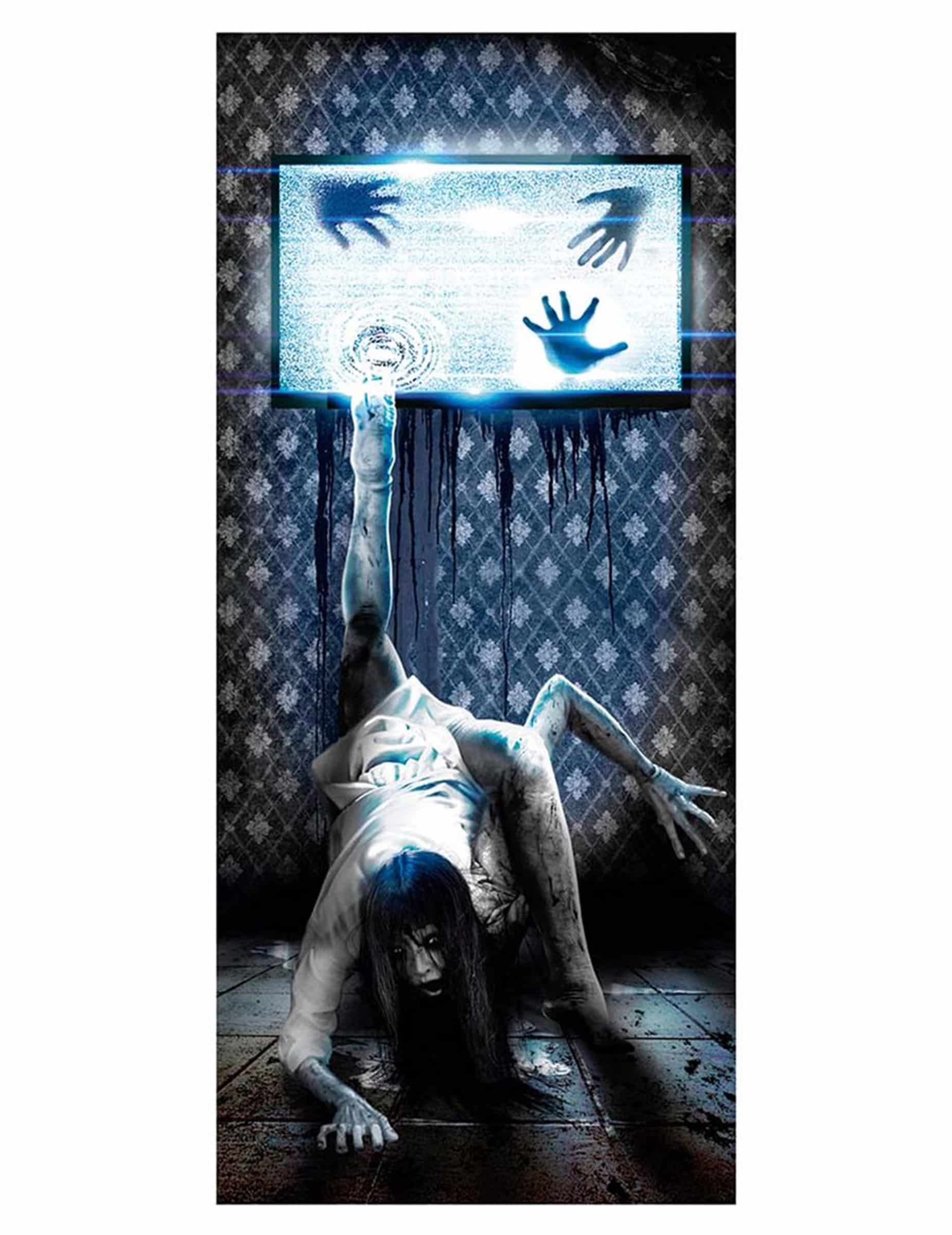 Türdekoration Horrorfilm 80 x 180 cm