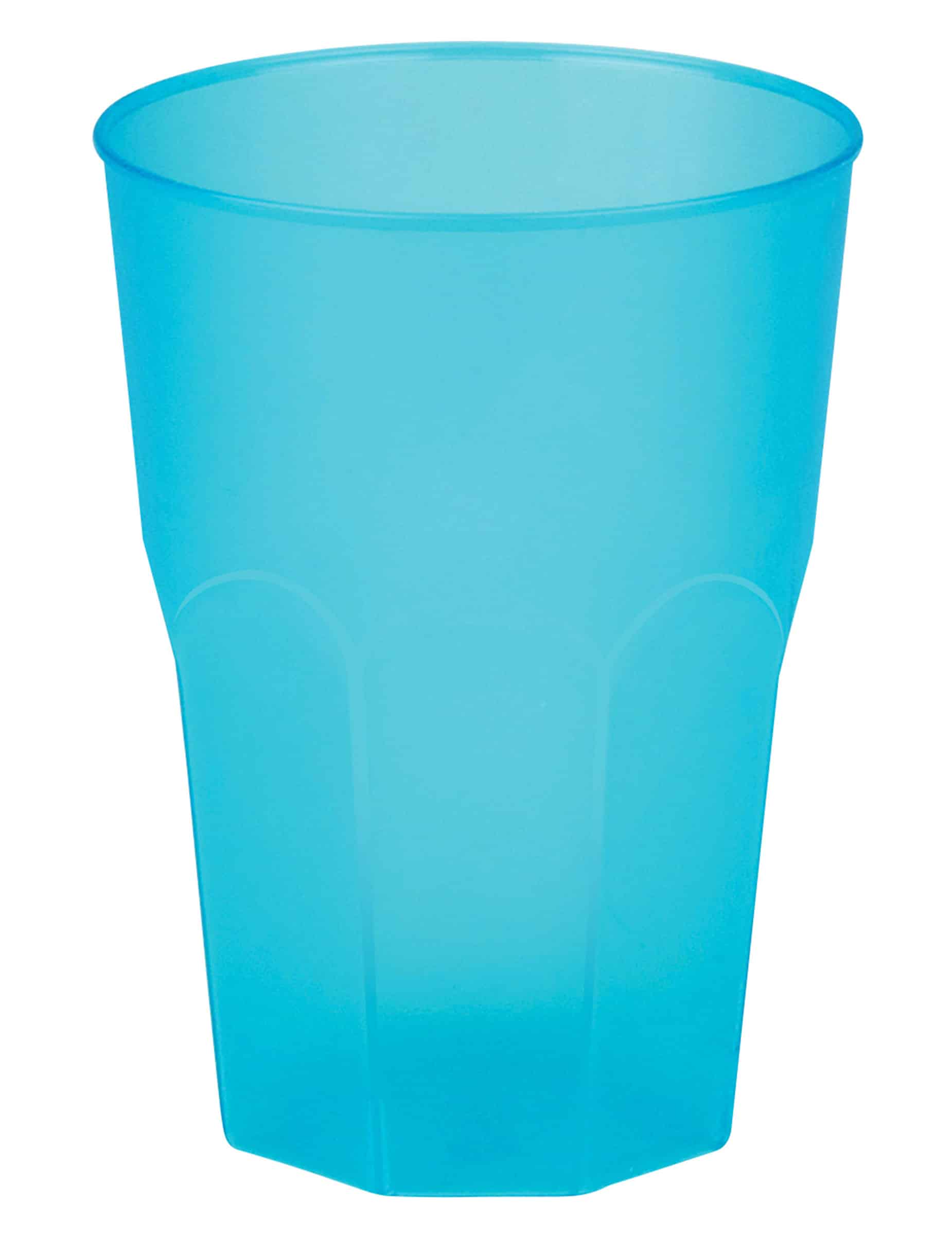 Türkiser Frost-Kunststoffbecher 42 cl