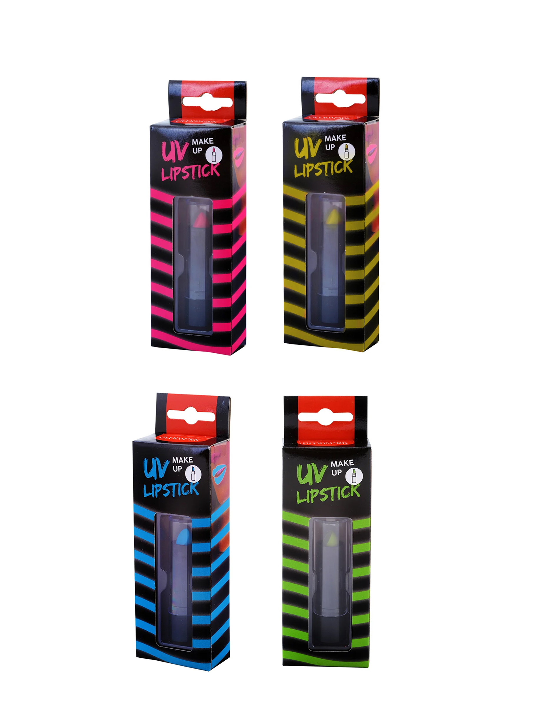 UV-Lippenstift leuchtet im Dunkeln Make-up bunt 3