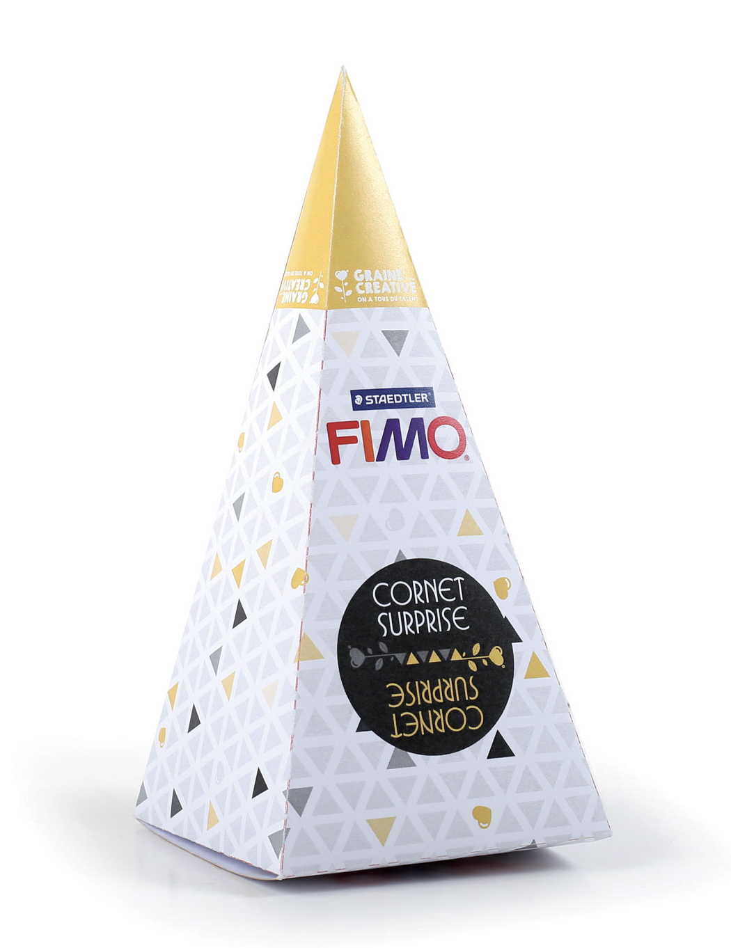 Überraschungstüte Gelb Fimo Qualle 17 x 7 cm Kreativ-Set Magnete